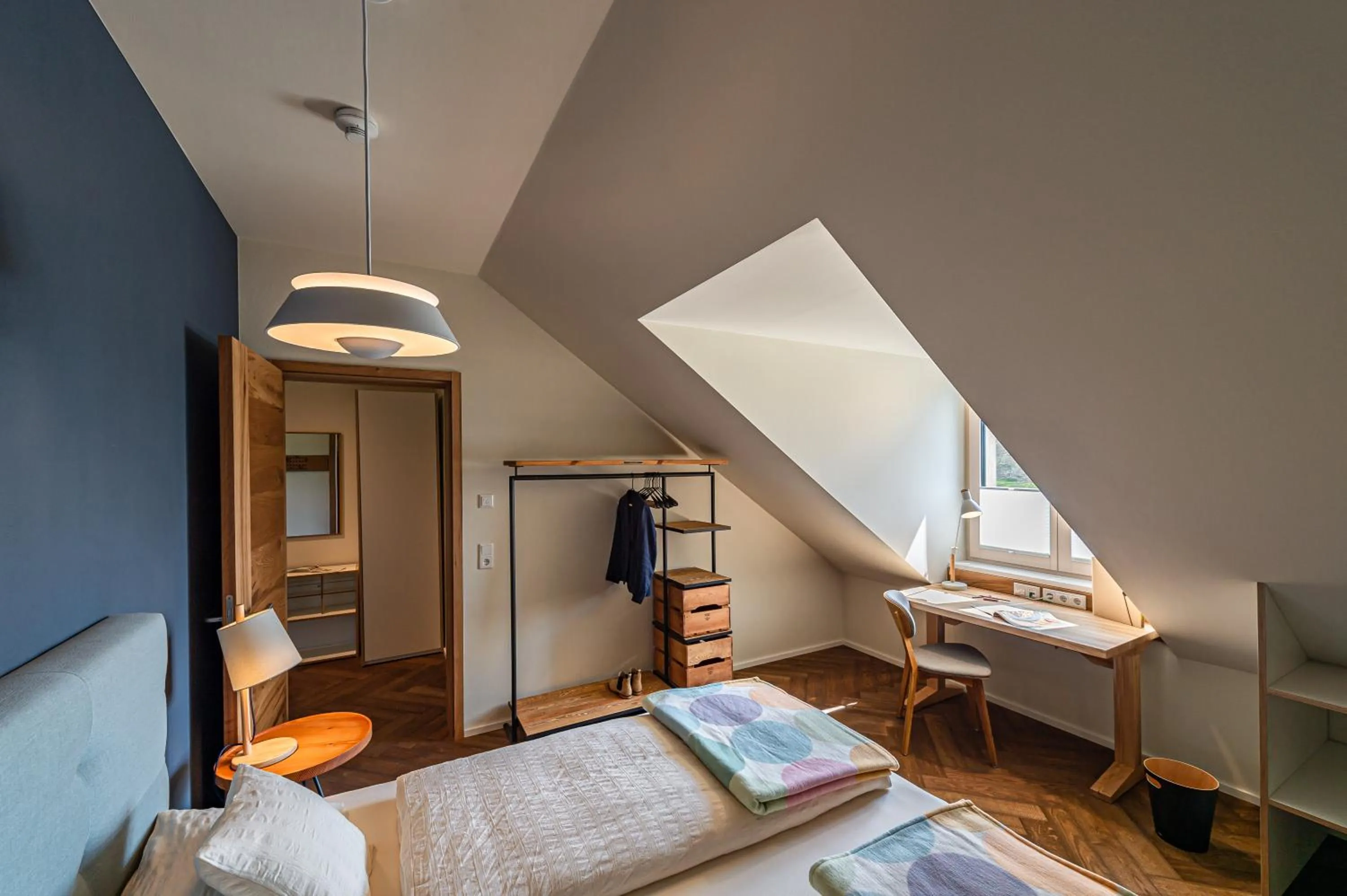 Bed in LindenGut Bio Hotel & Bio Herberge