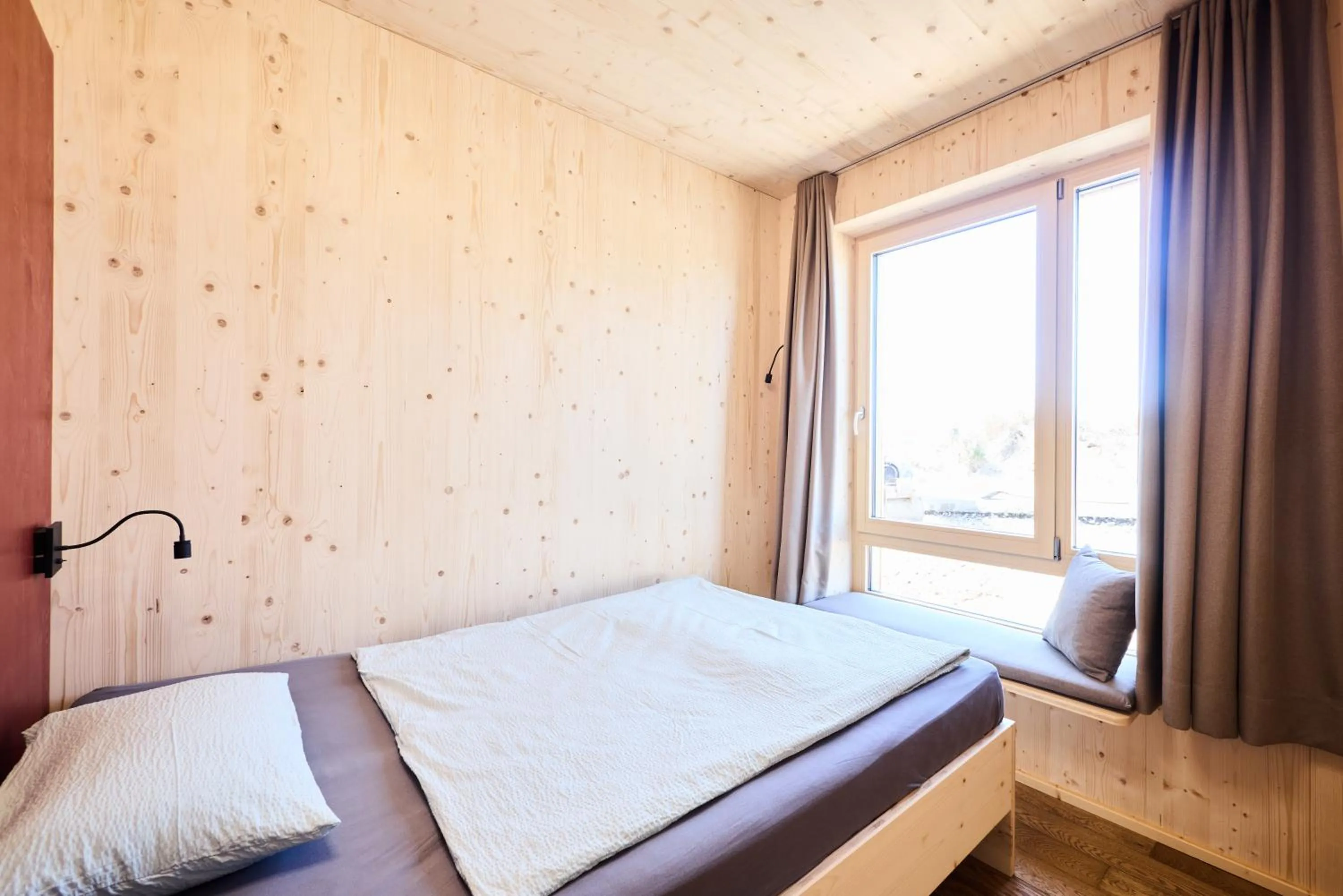 Bed in LindenGut Bio Hotel & Bio Herberge