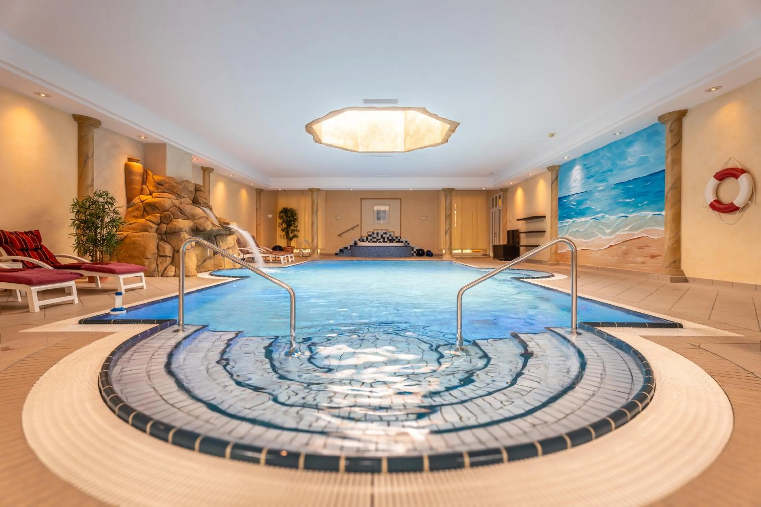 Pool view in Romantik Hotel Bösehof