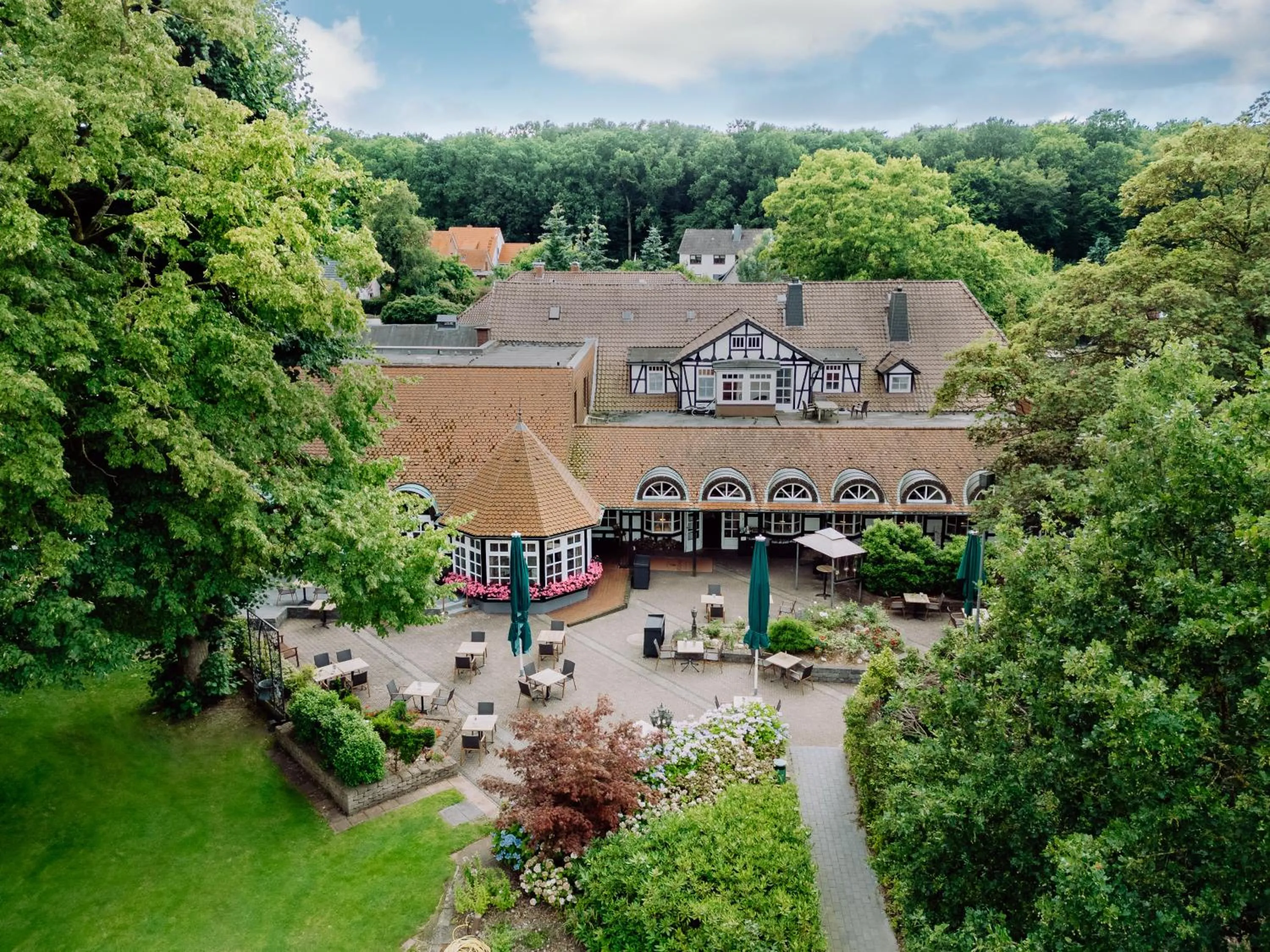 Property building in Romantik Hotel Bösehof