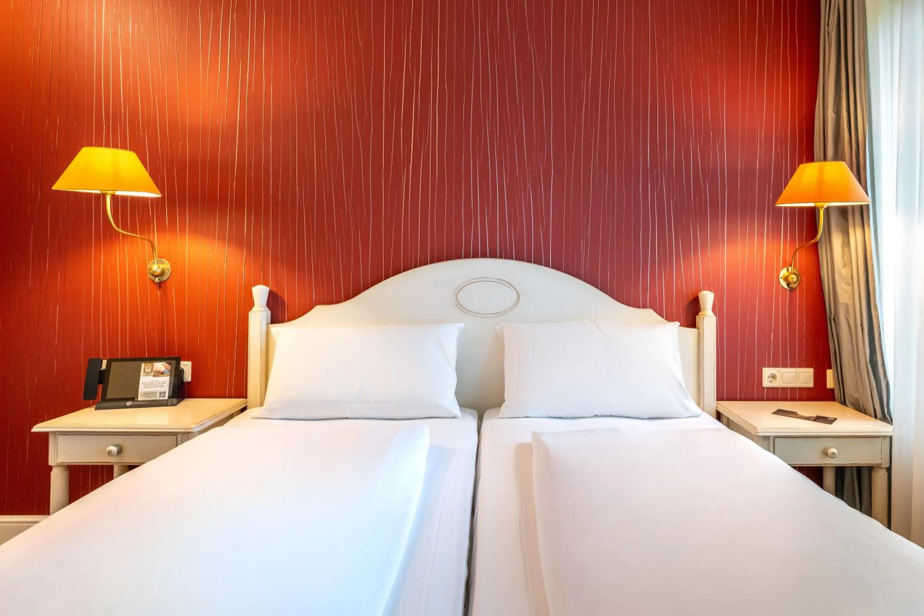 Bed in Romantik Hotel Bösehof