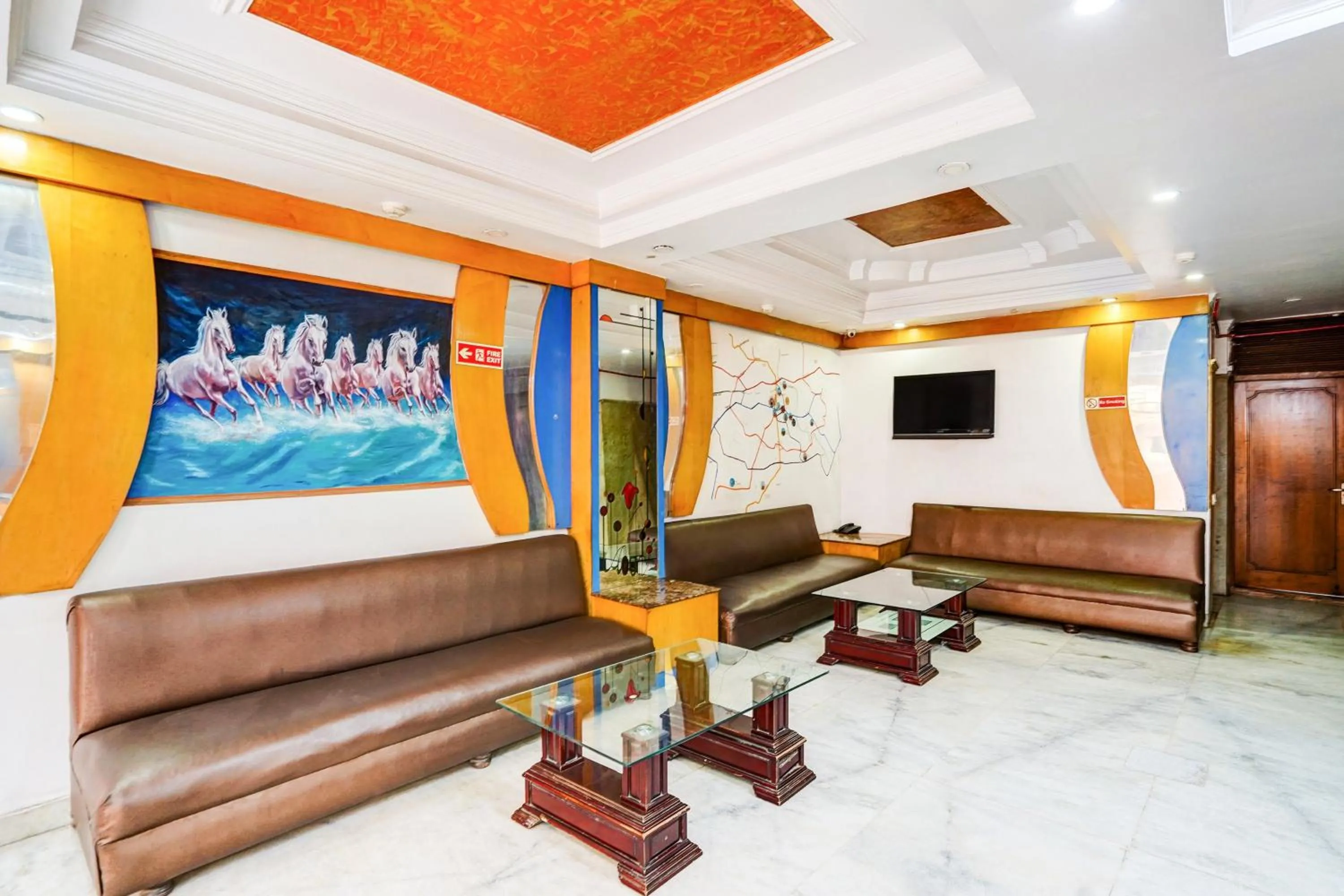 Lobby or reception in Super Hotel O Paharganj Near Railway Station Formerly Chand Palace