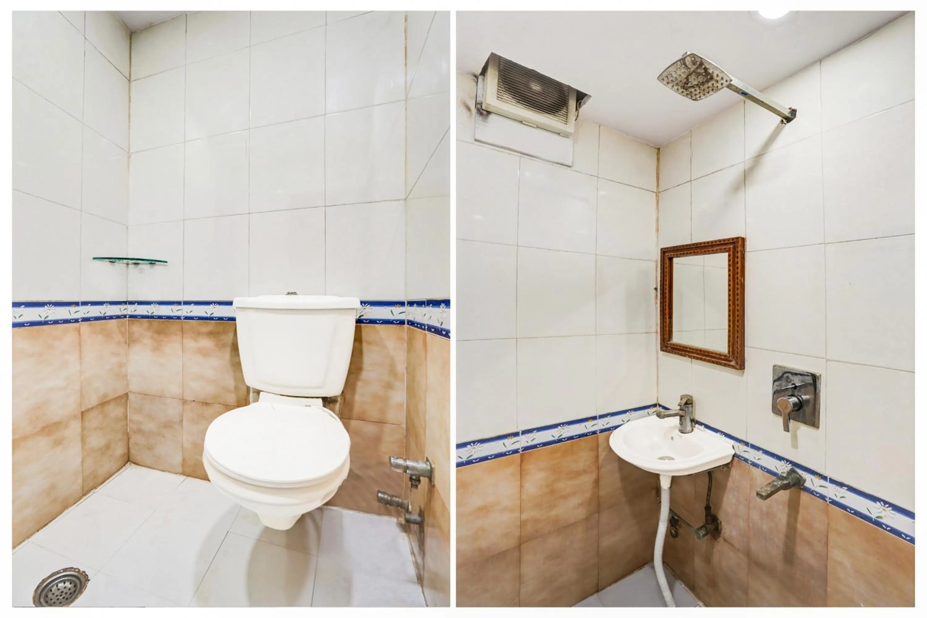 Bathroom in Super Hotel O Paharganj Near Railway Station Formerly Chand Palace
