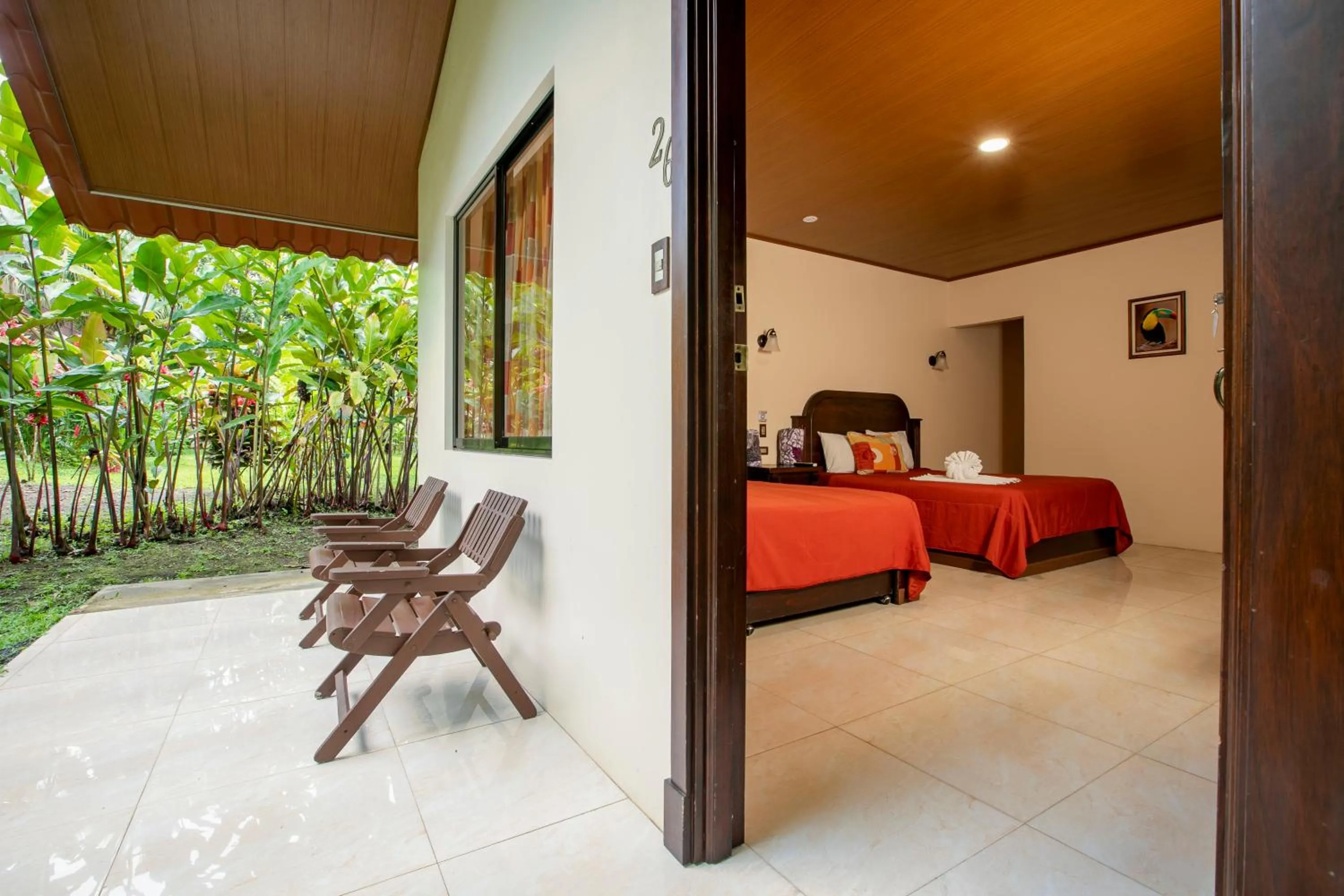 View (from property/room), Bed in Orquideas Boutique Hotel