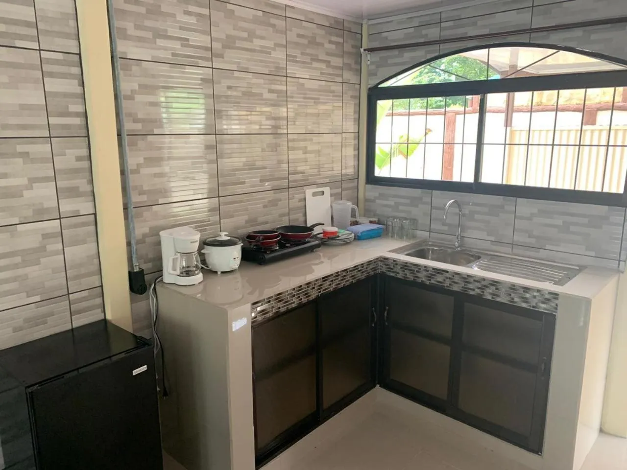 Kitchen or kitchenette in Orquideas Boutique Hotel