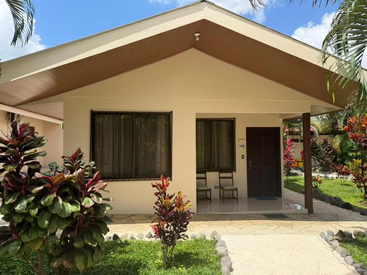 Garden view in Orquideas Boutique Hotel