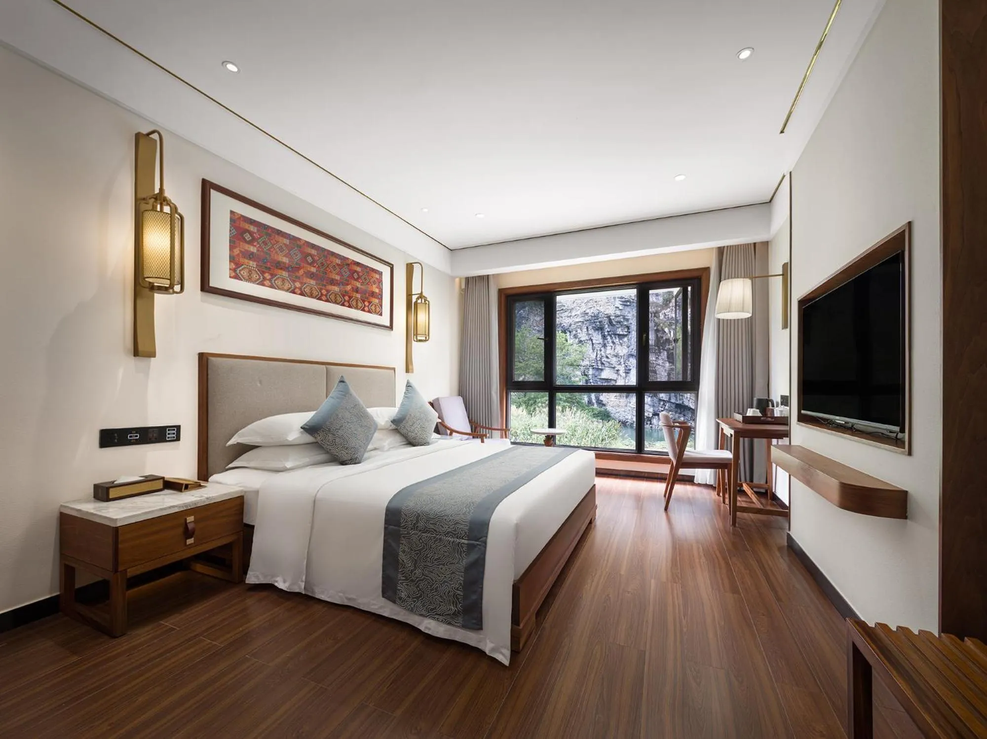 Bed in Harmona Resort & Spa Zhangjiajie