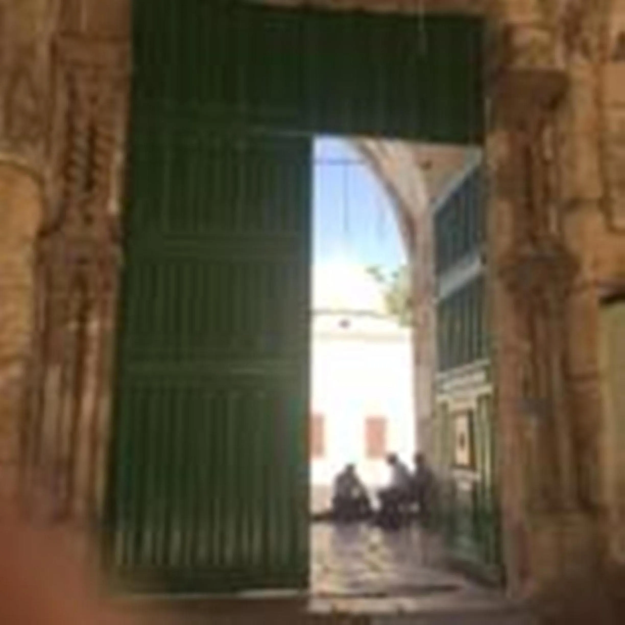 Patio in Bab El-Silsileh Hostel