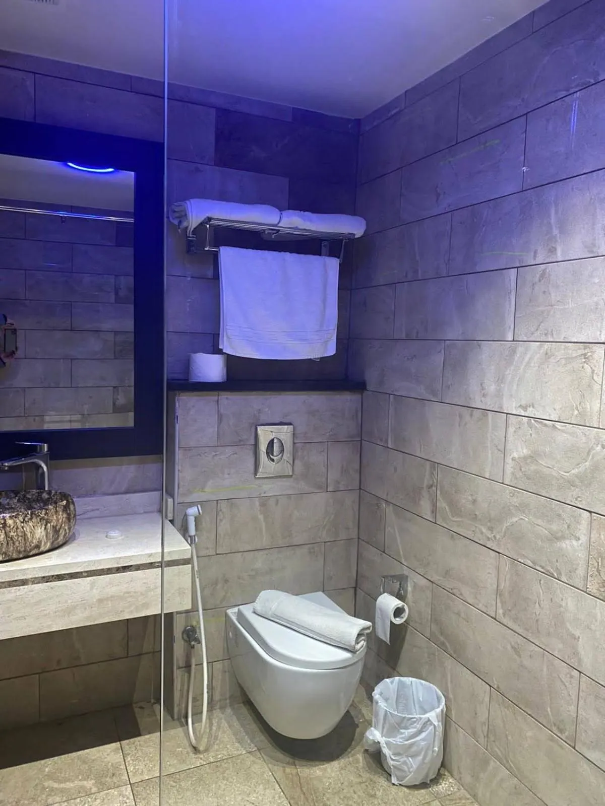 Toilet in Seven Days Hotel