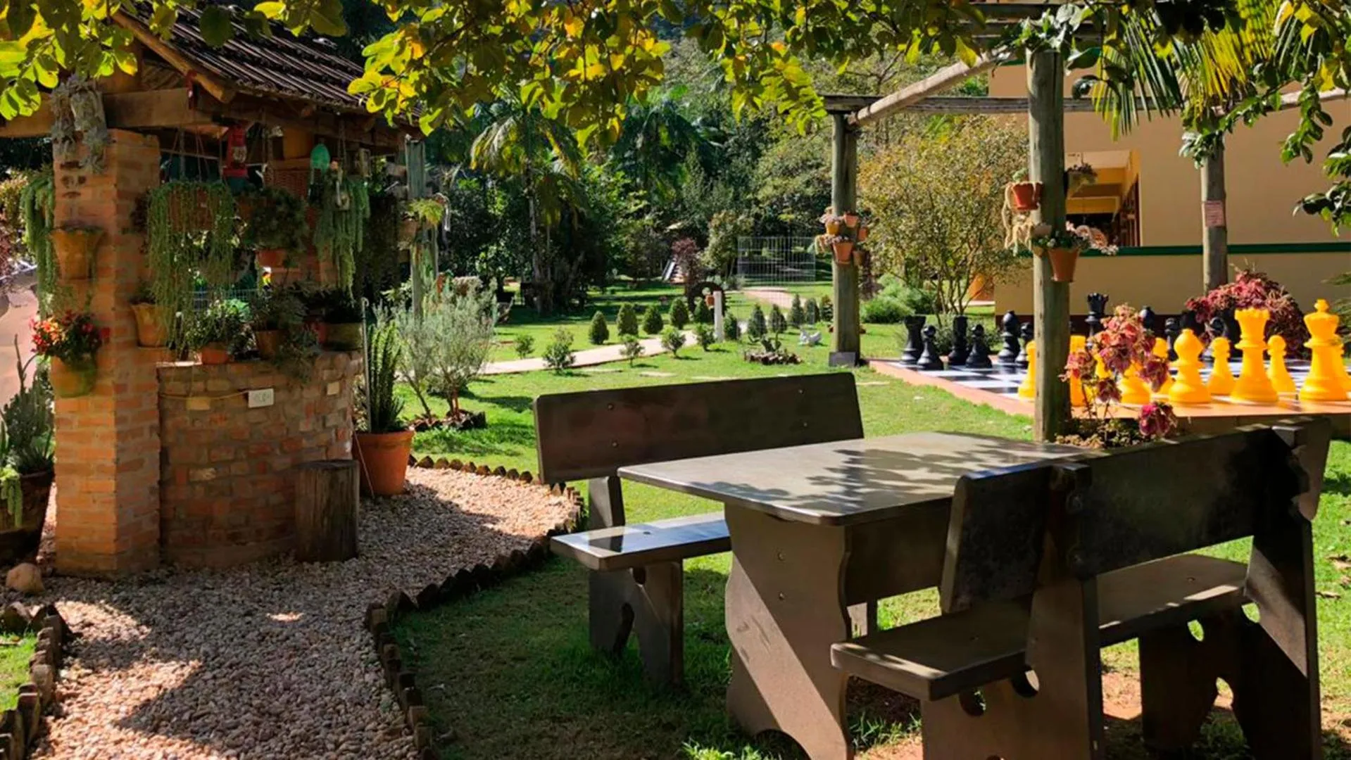 Garden in Pousada Portal do Vigolo