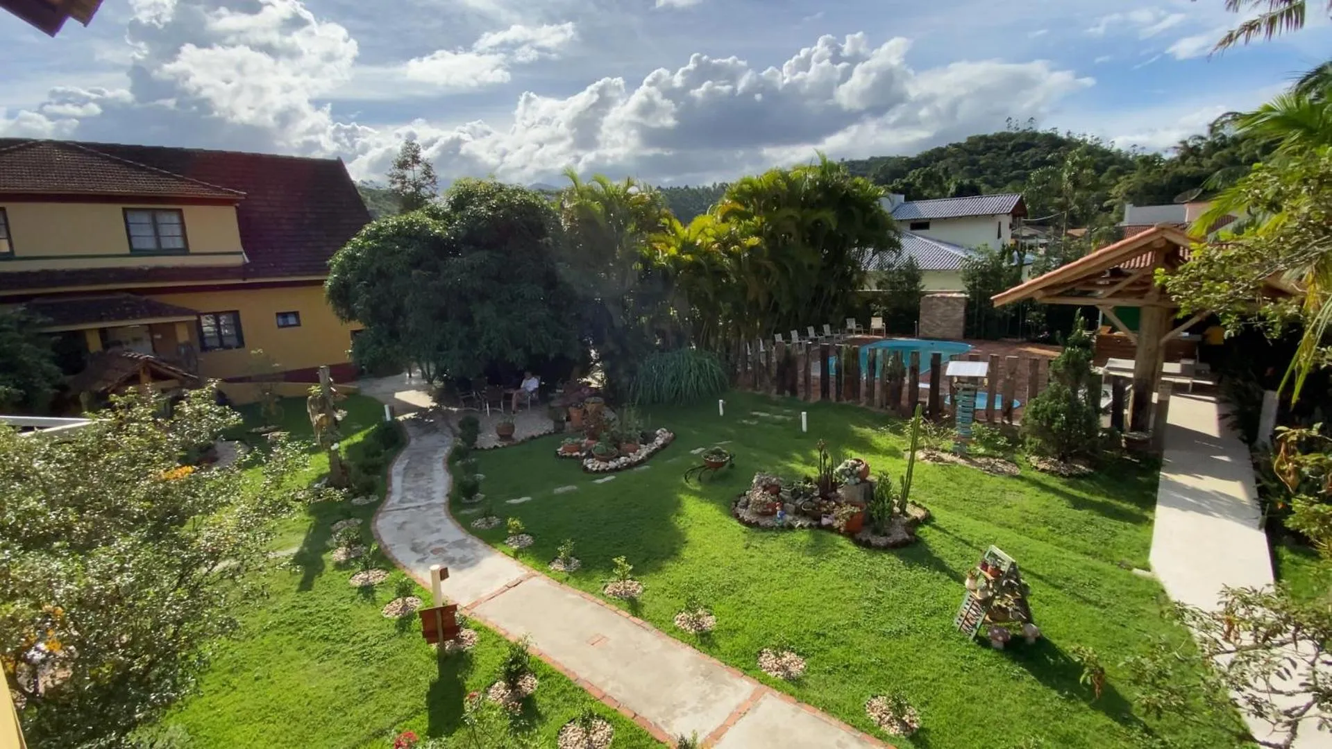 Garden in Pousada Portal do Vigolo