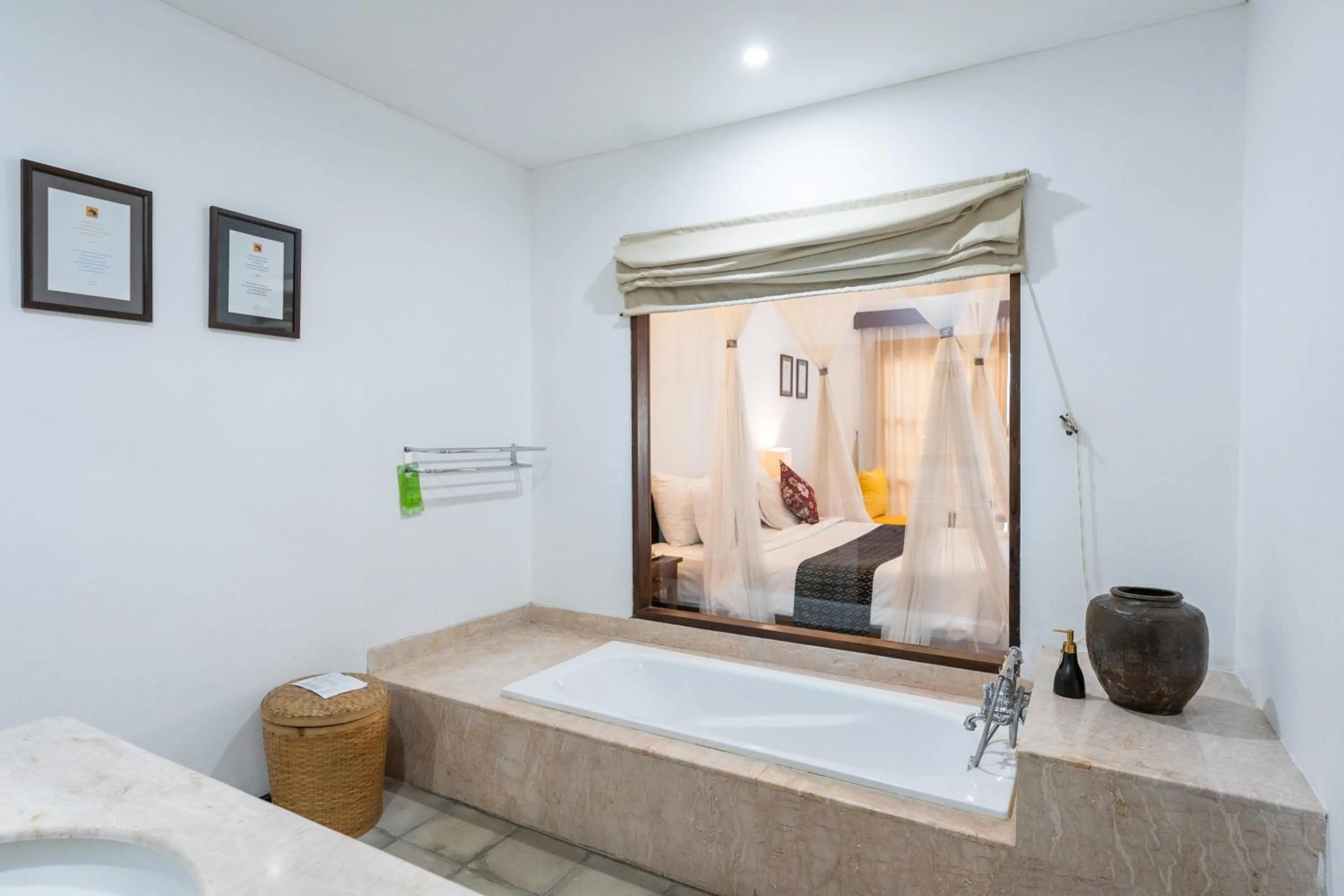Bathroom, Bed in Alam Puisi Villa Ubud