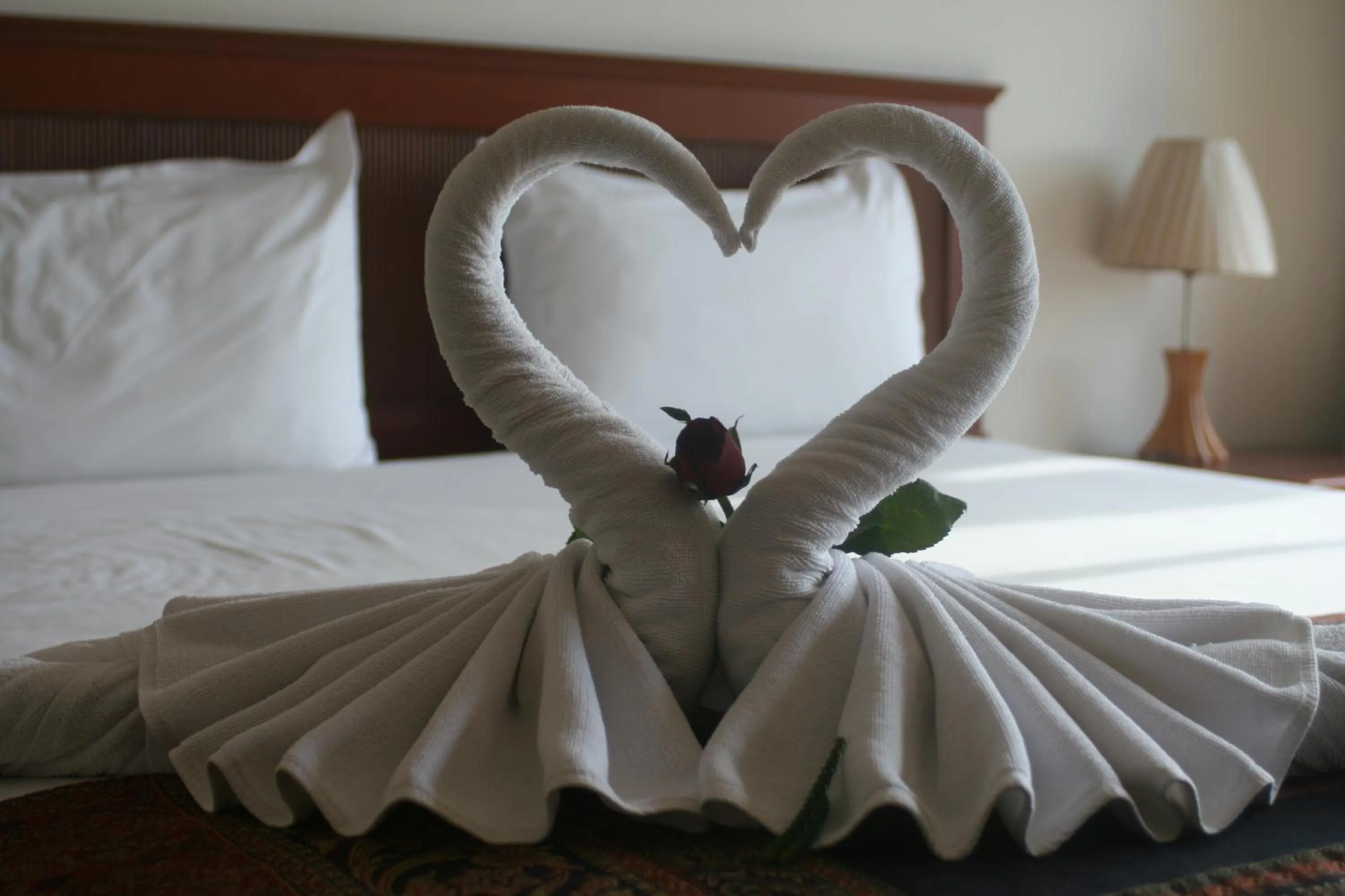 Bed in Palmview Resort