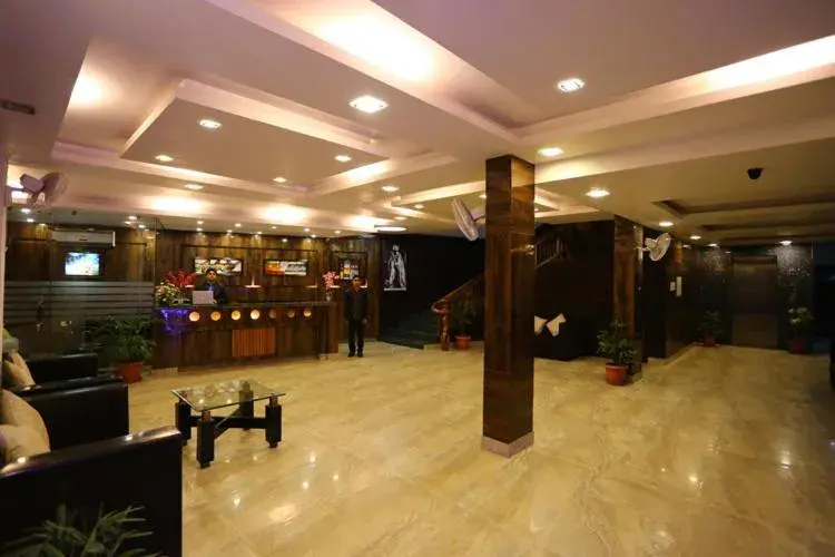 Lobby or reception in Hotel Maharaja Inn by Geetanjali Hotels Lobby or reception in Hotel Maharaja Inn by Geetanjali Hotels