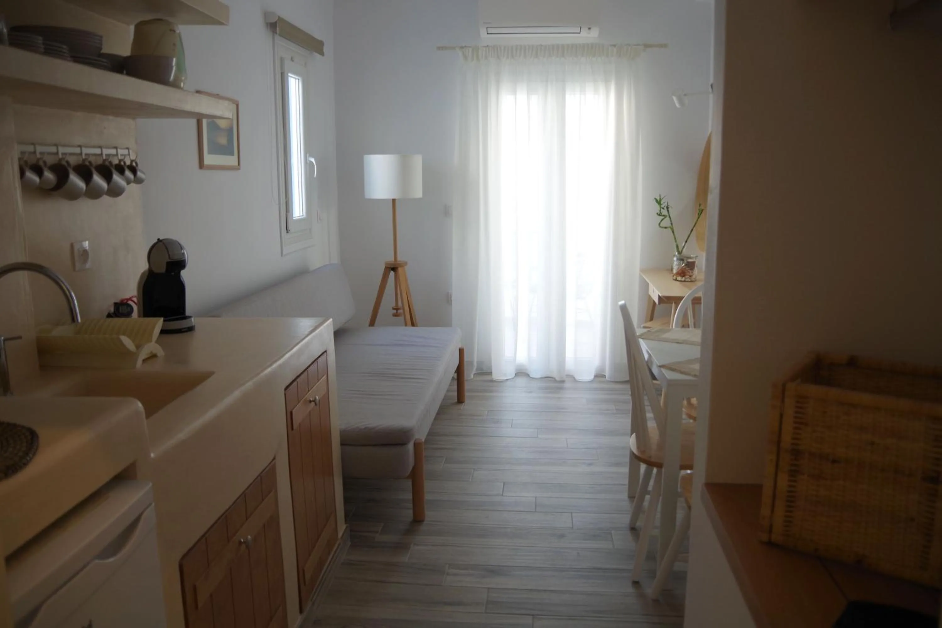 Bed in Xenios Zeus Apartments