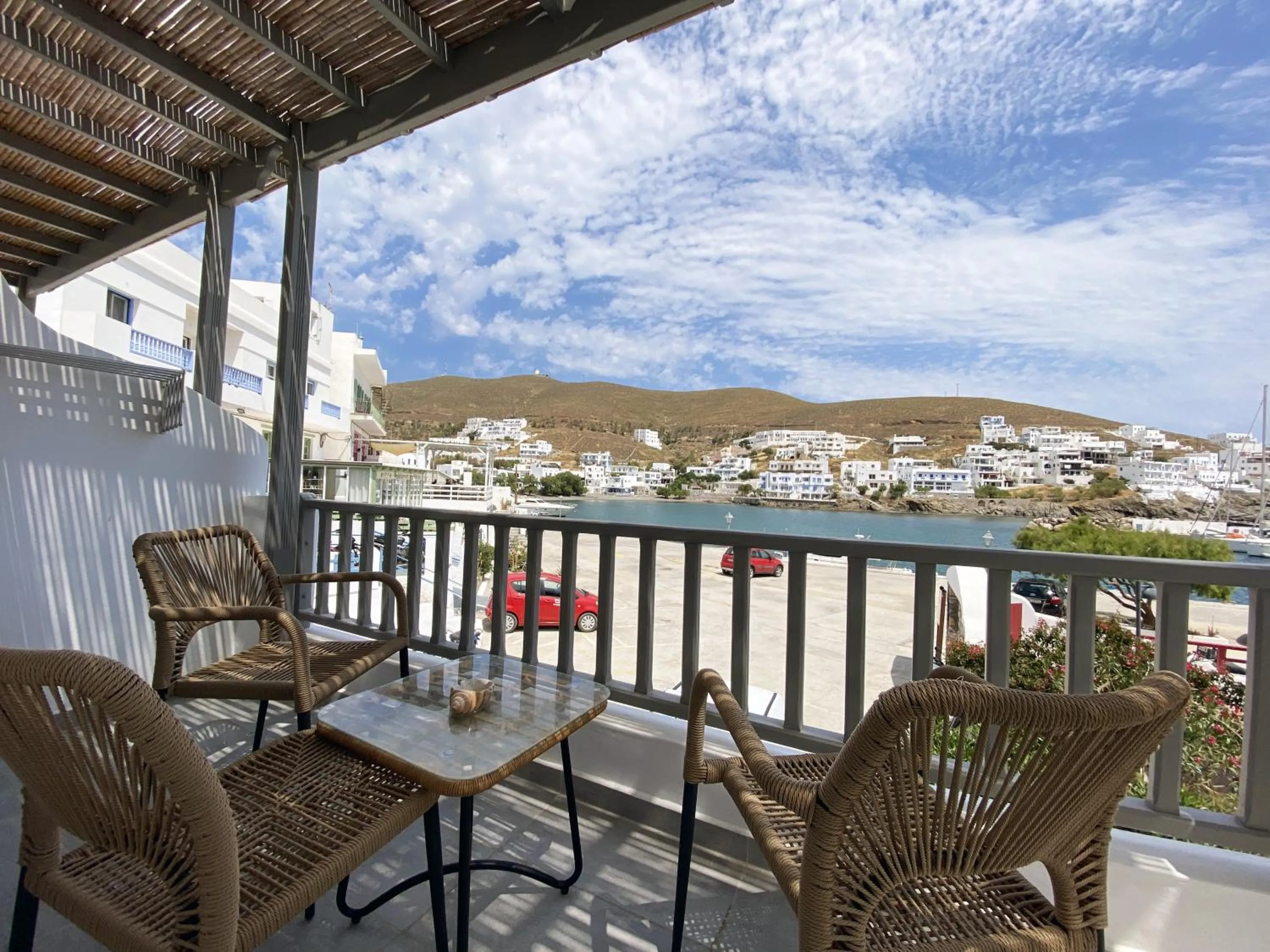 Balcony/Terrace in Xenios Zeus Apartments