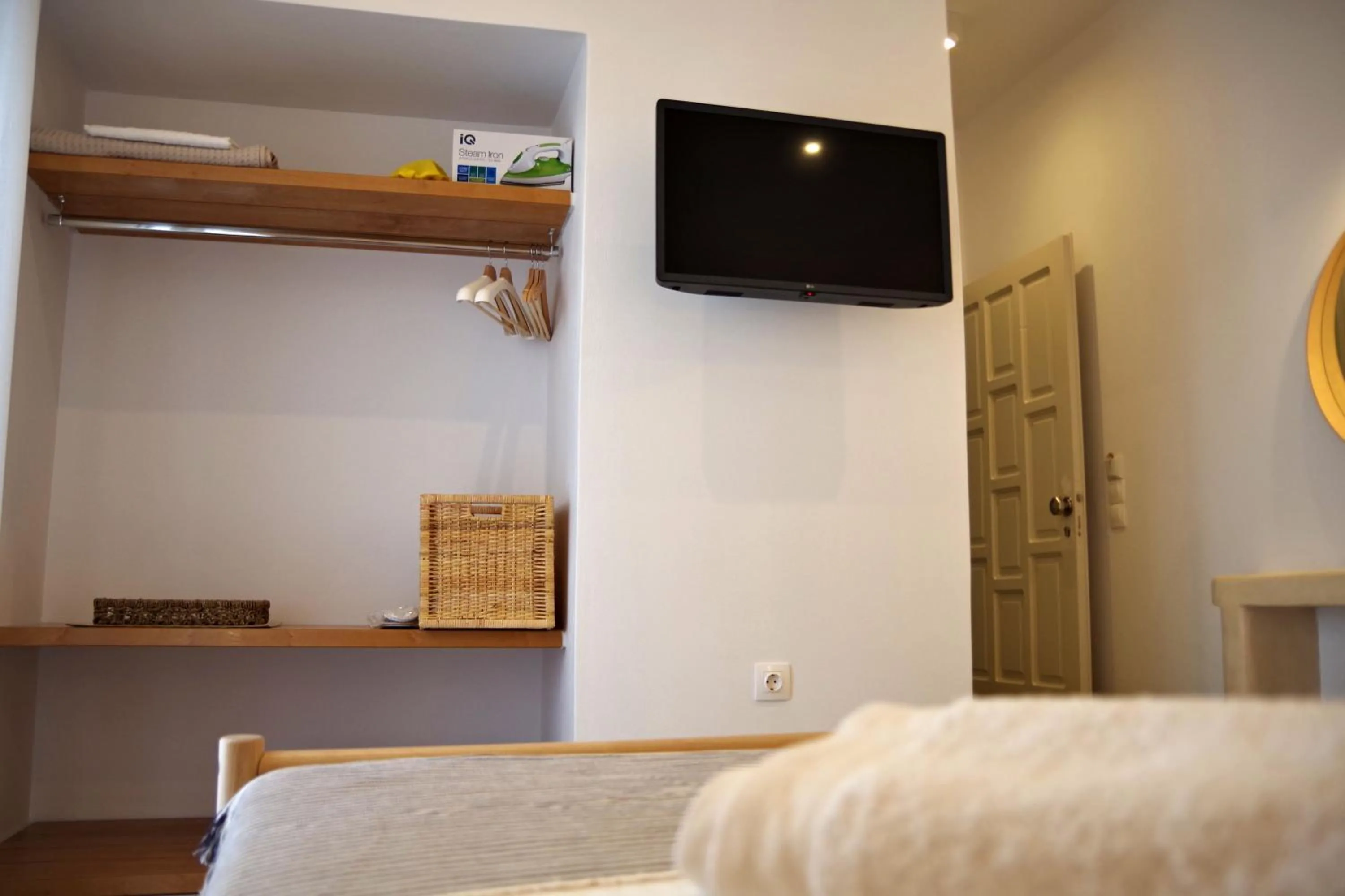 Bed in Xenios Zeus Apartments