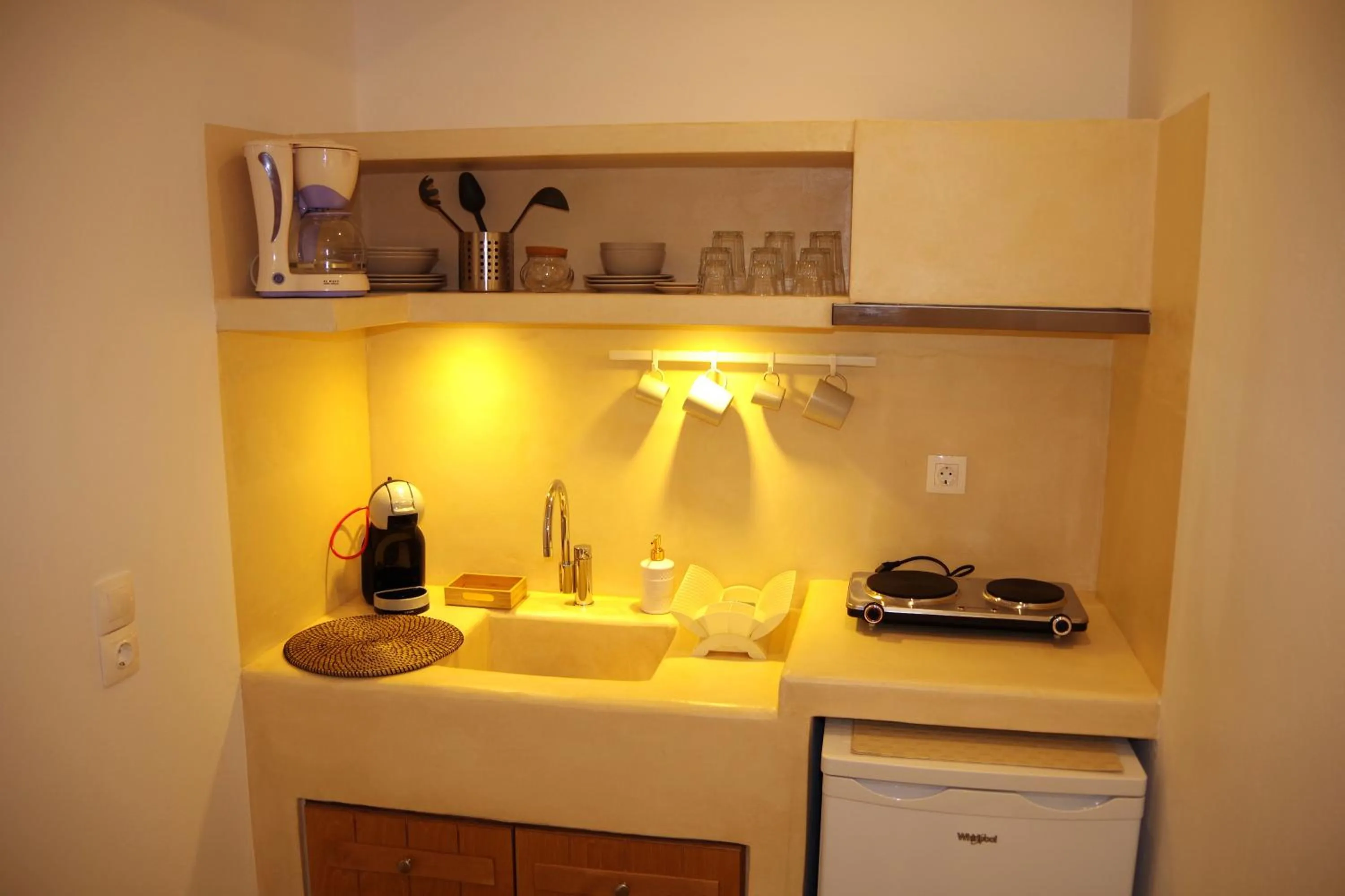 Kitchen or kitchenette in Xenios Zeus Apartments