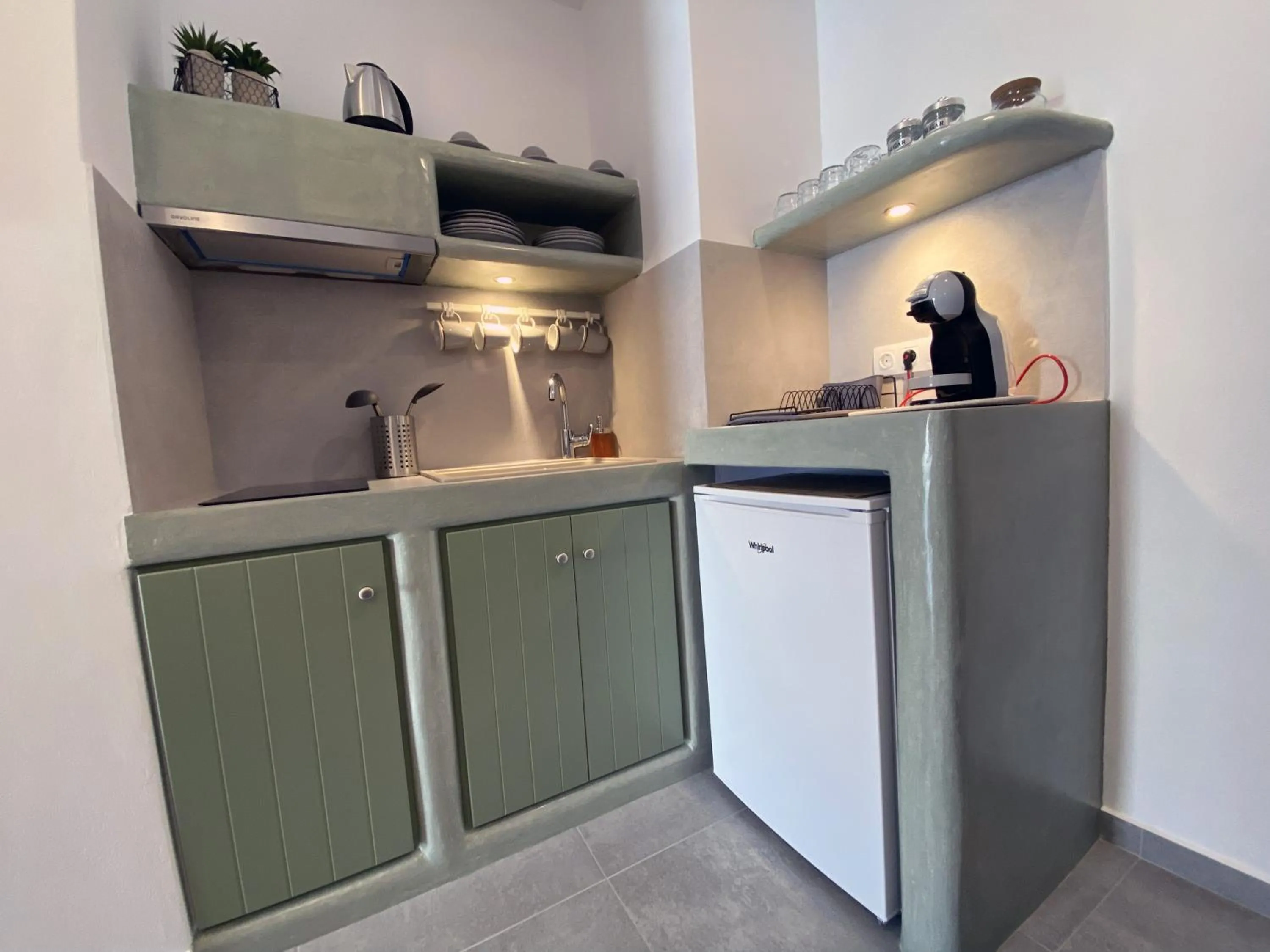 Kitchen or kitchenette in Xenios Zeus Apartments