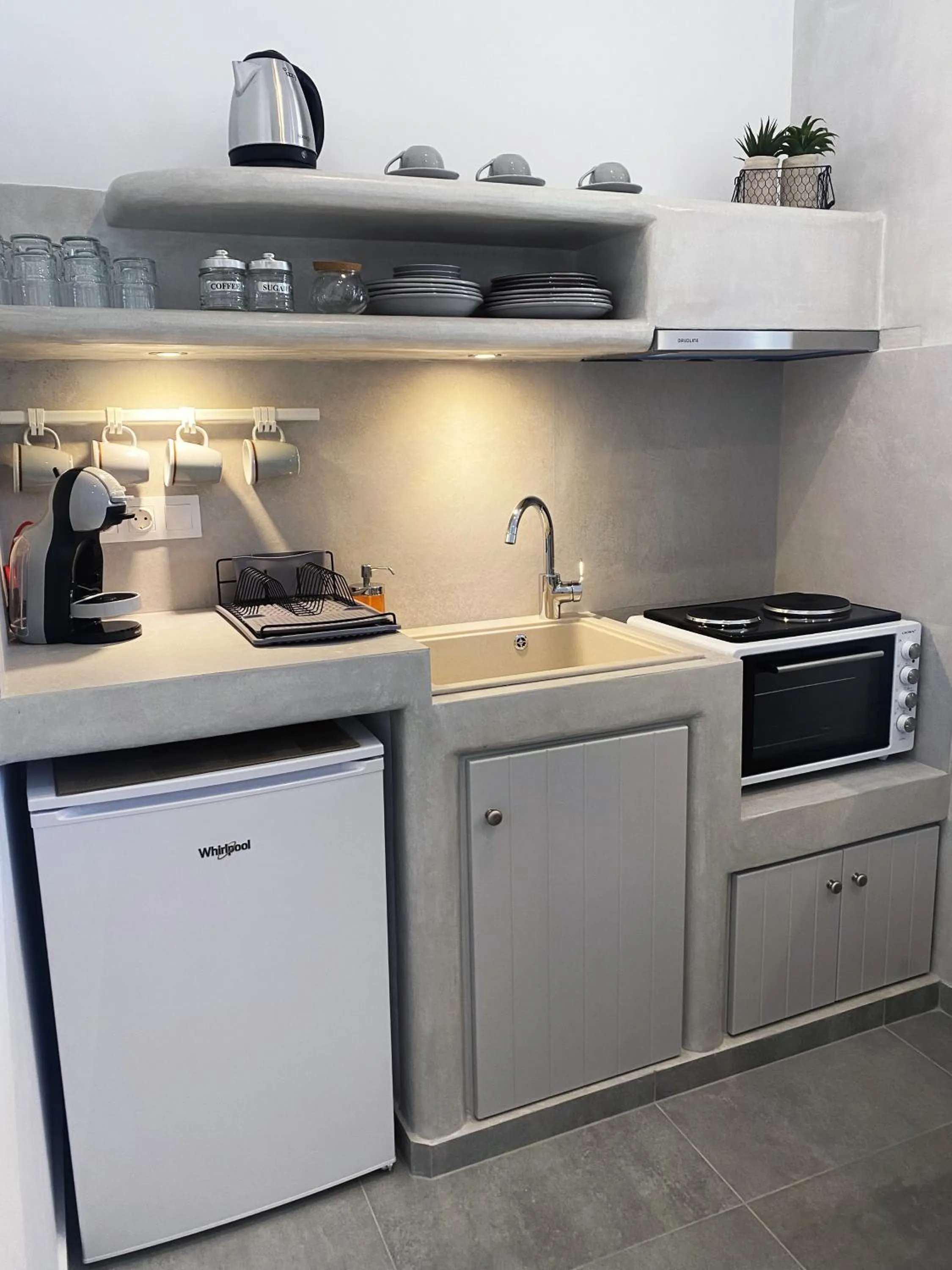Kitchen or kitchenette in Xenios Zeus Apartments