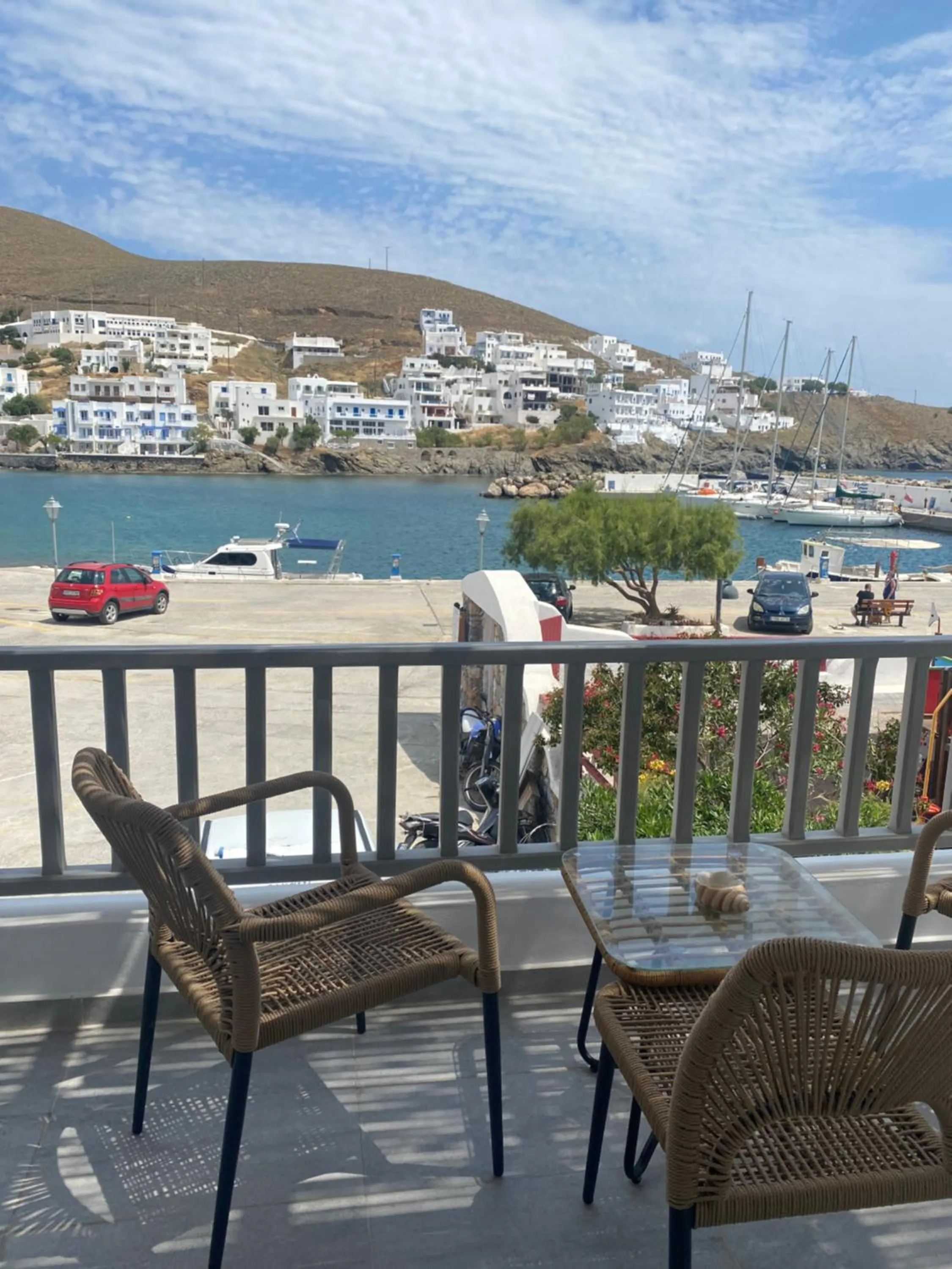 Balcony/Terrace in Xenios Zeus Apartments