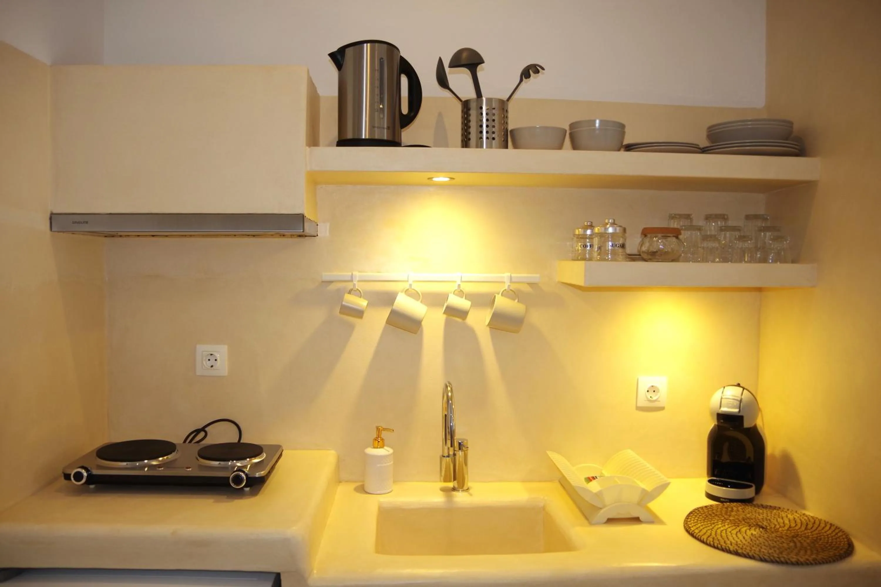 Kitchen or kitchenette in Xenios Zeus Apartments