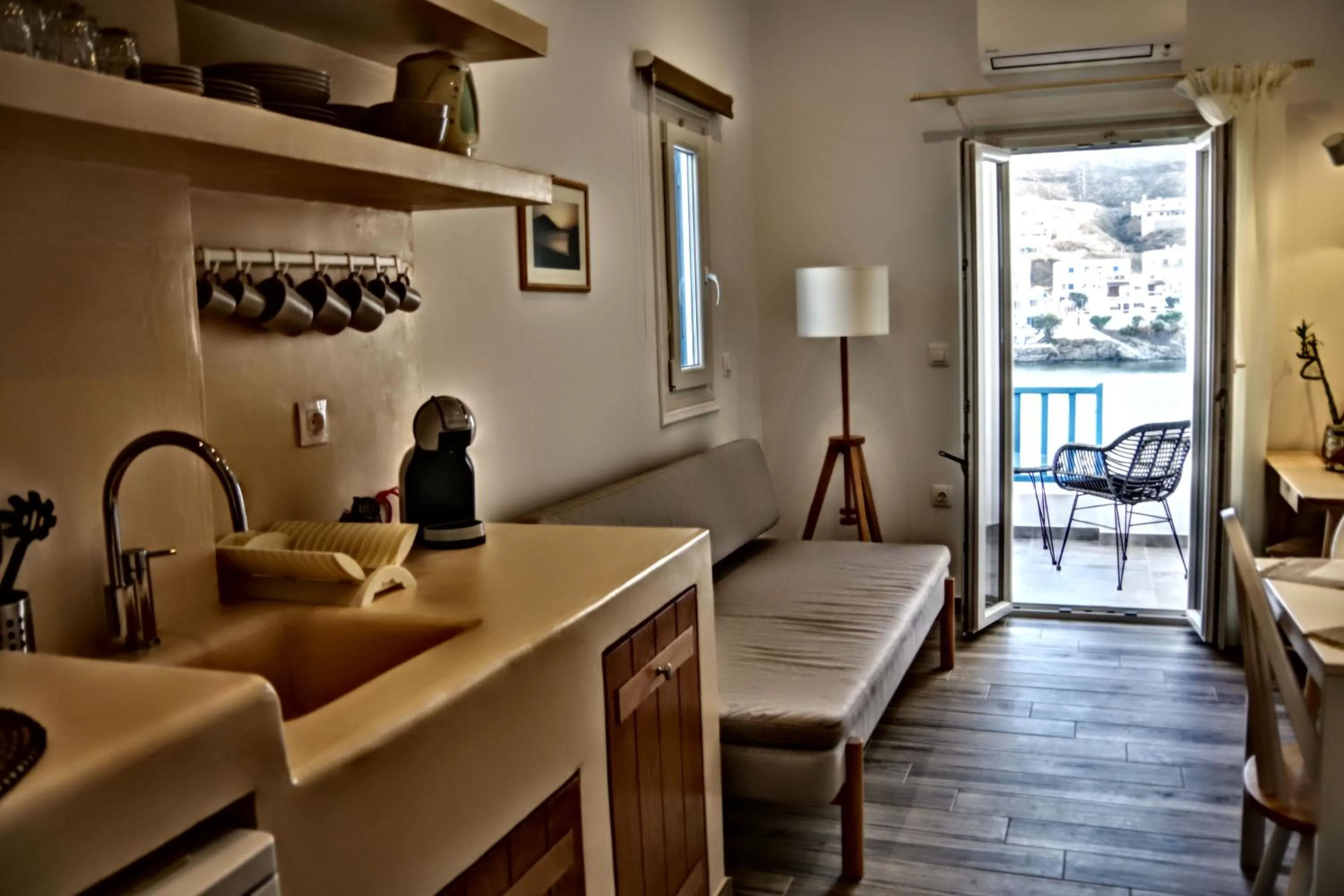 Kitchen or kitchenette in Xenios Zeus Apartments