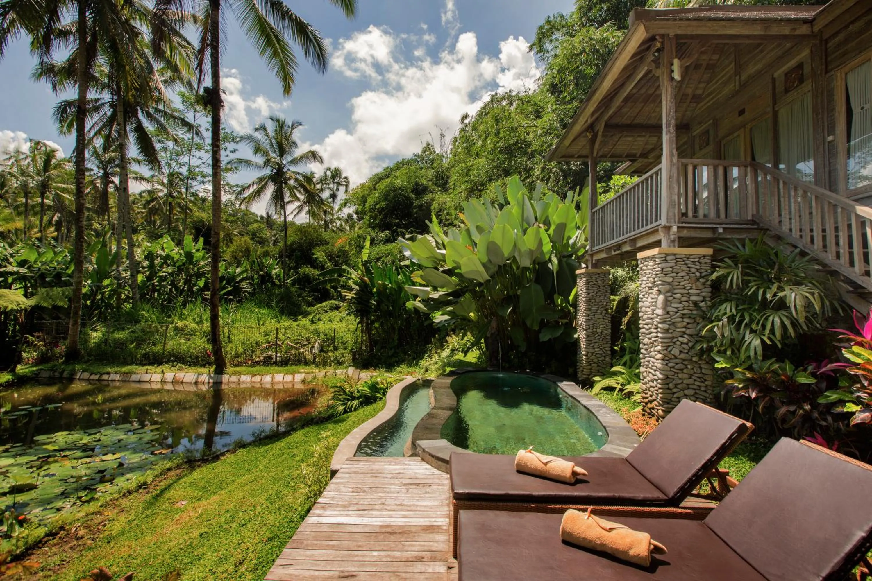 Garden in Pondok Sebatu Villa