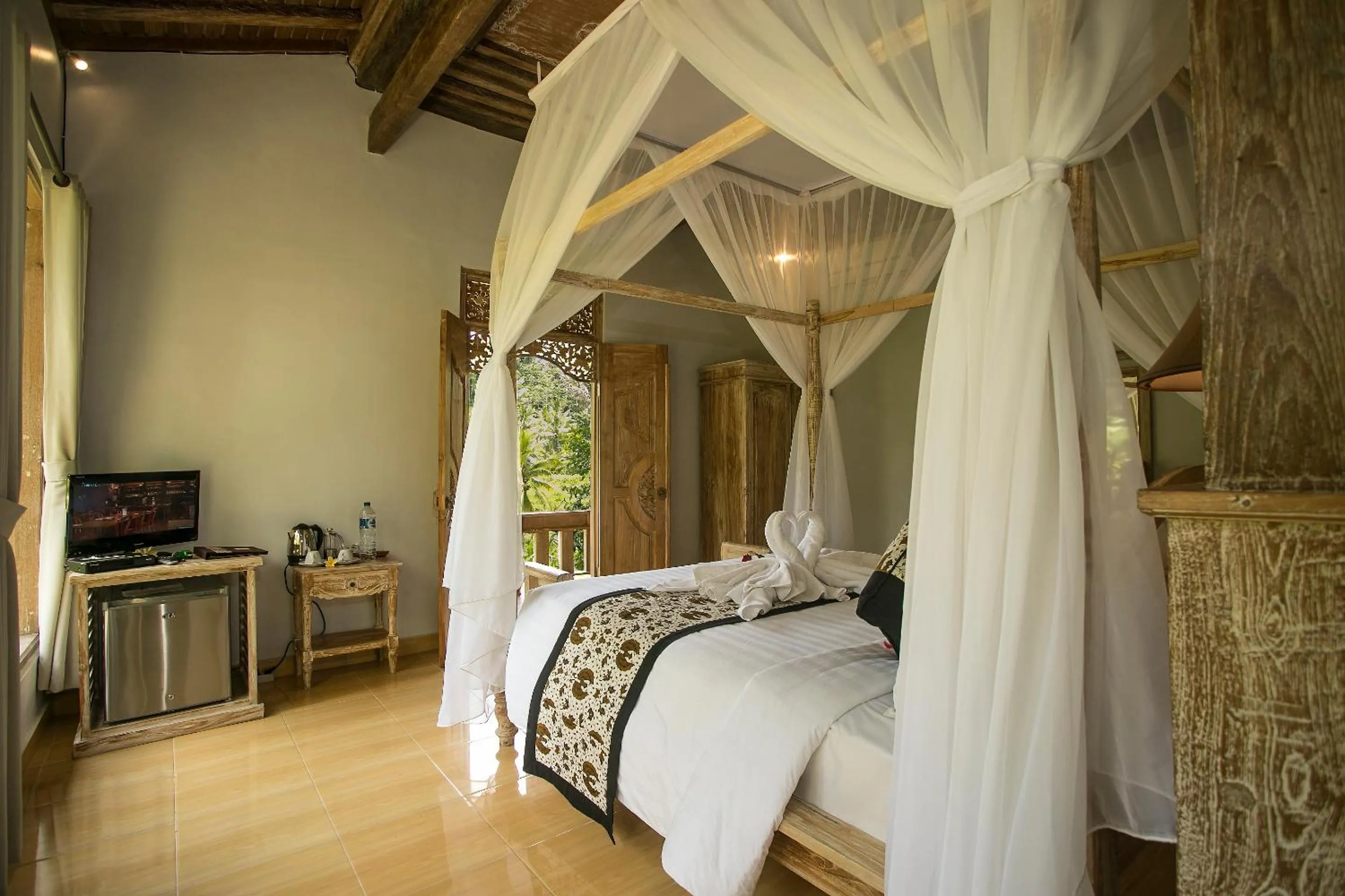 Bed in Pondok Sebatu Villa