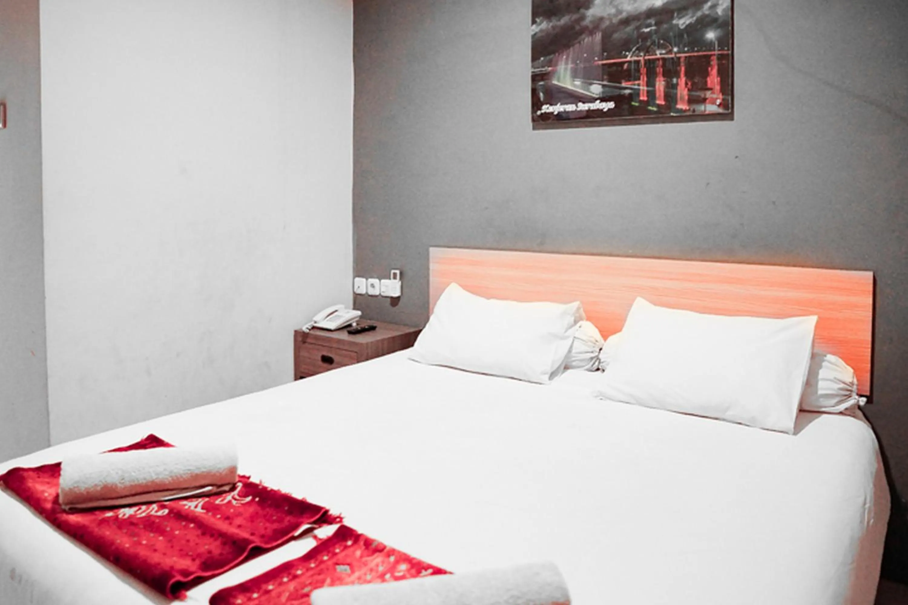 Bed in Audah Syariah Residence Mitra RedDoorz