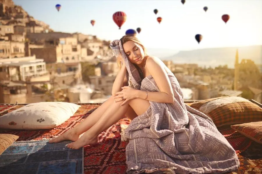 Balcony/Terrace in Mak's Cave House
