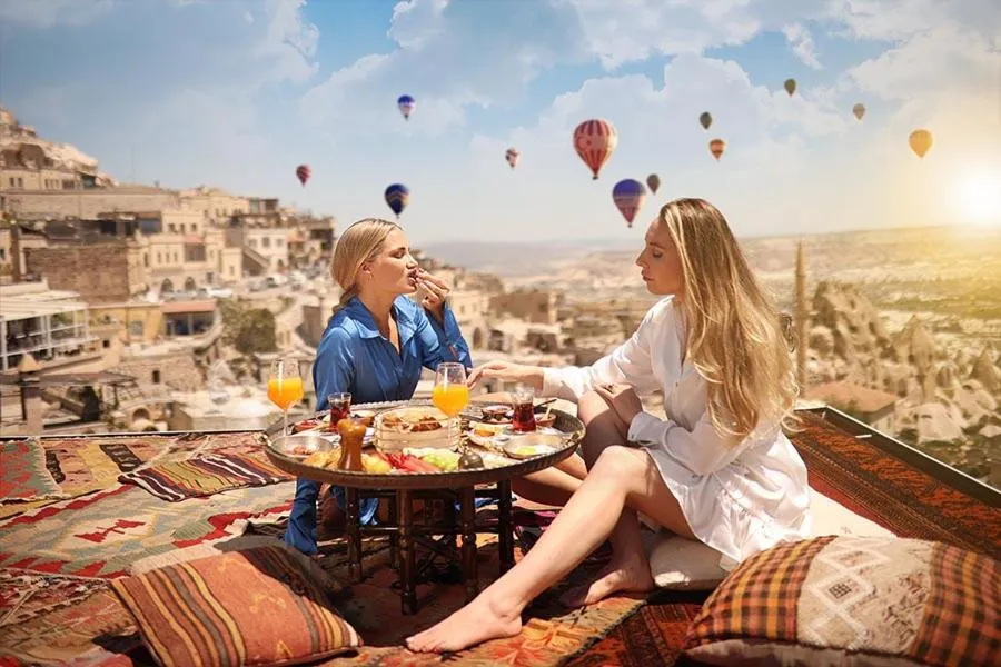 Balcony/Terrace in Mak's Cave House