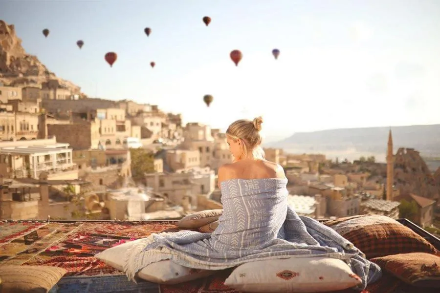 Balcony/Terrace in Mak's Cave House