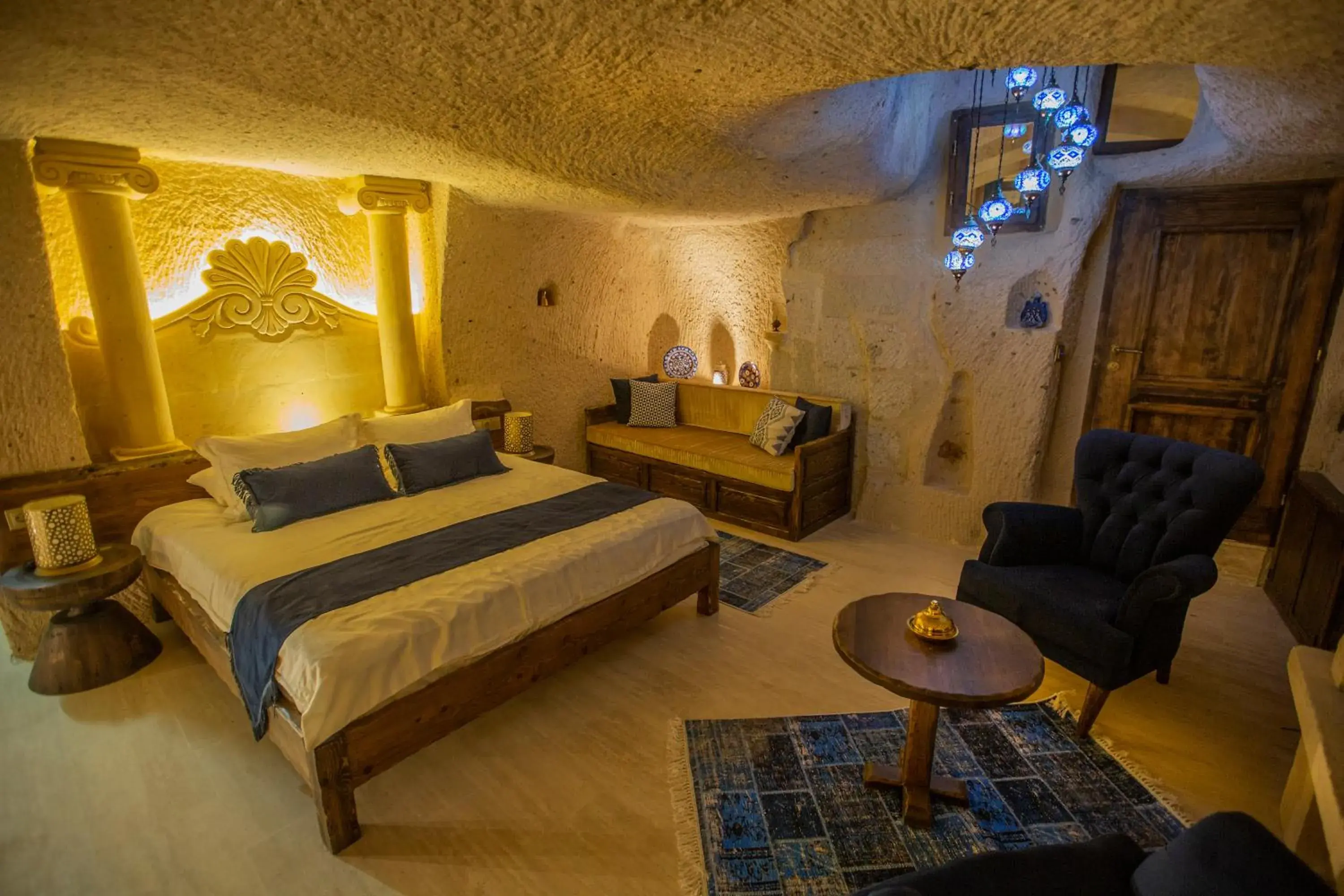 Bedroom, Bed in Mak's Cave House Bedroom, Bed in Mak's Cave House