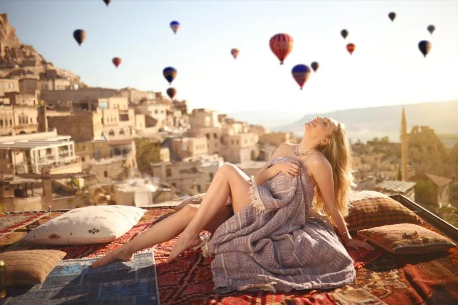 Balcony/Terrace in Mak's Cave House
