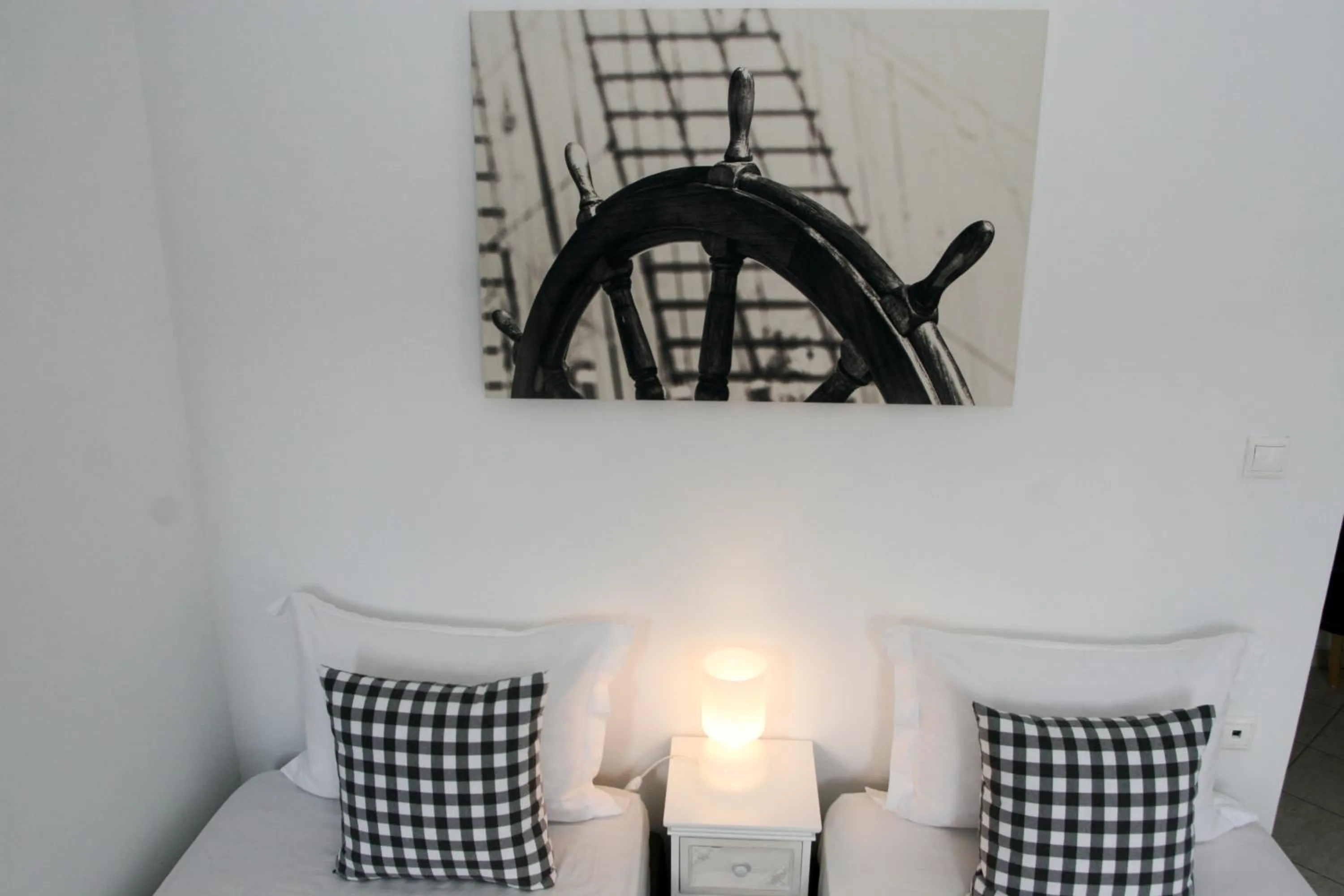 Bedroom in Vithos Seaside Aparthotel