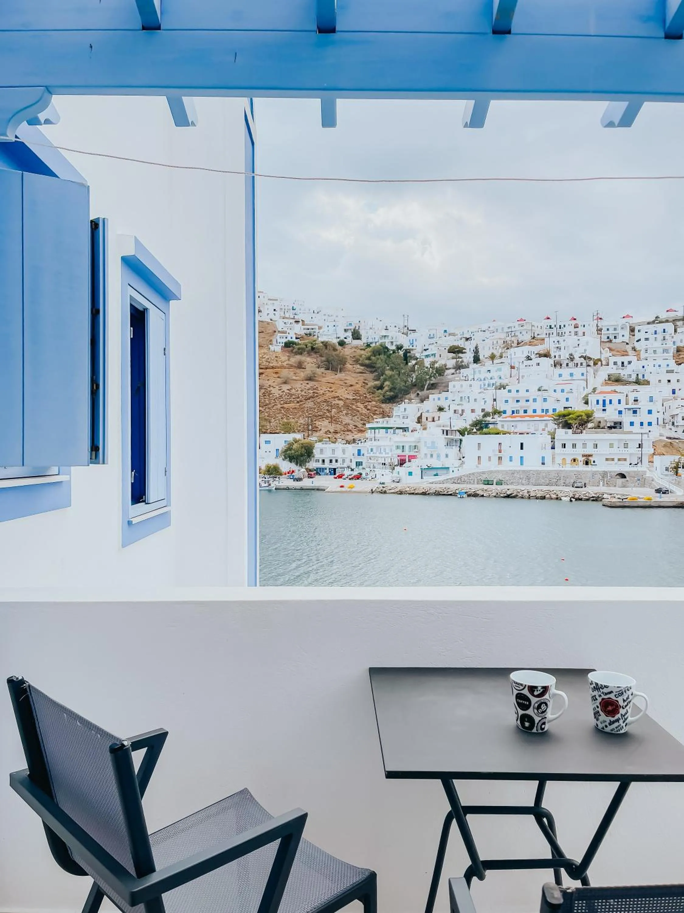 Balcony/Terrace in Vithos Seaside Aparthotel