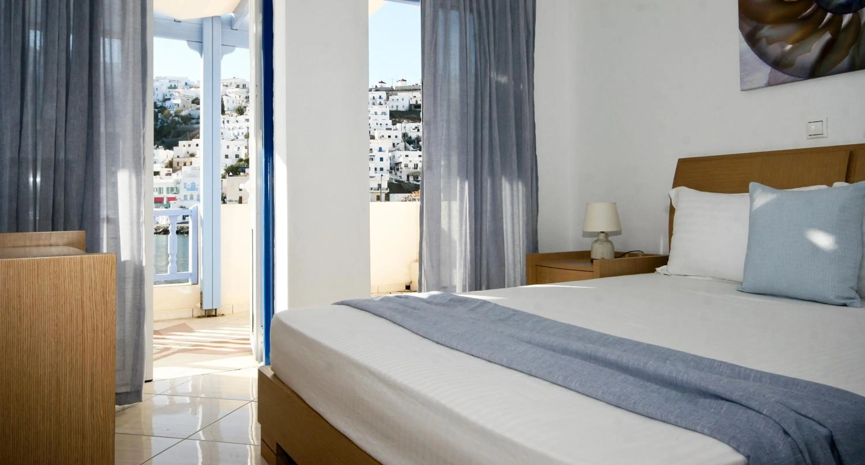 Sea view, Bed in Vithos Seaside Aparthotel