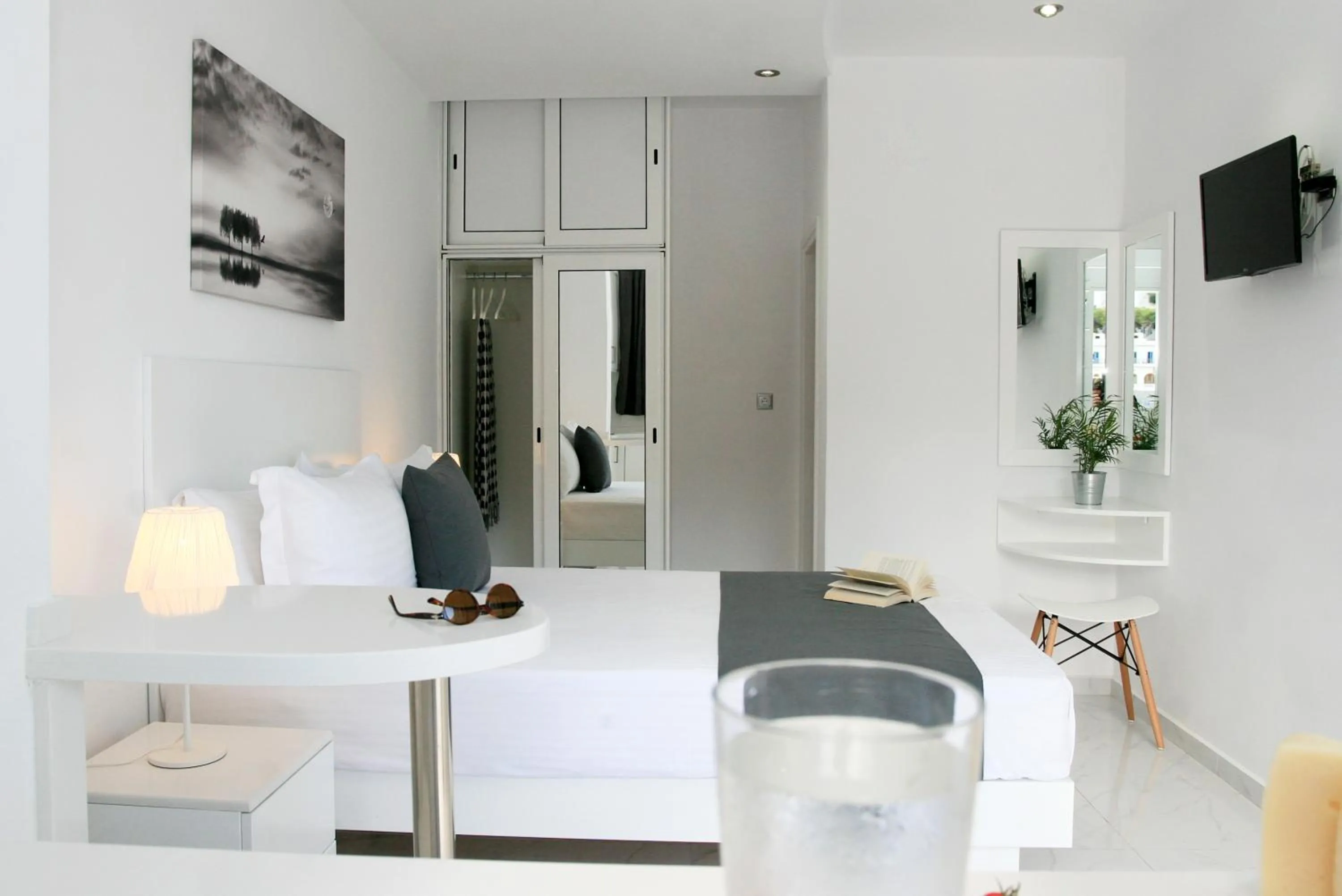 Bedroom in Vithos Seaside Aparthotel