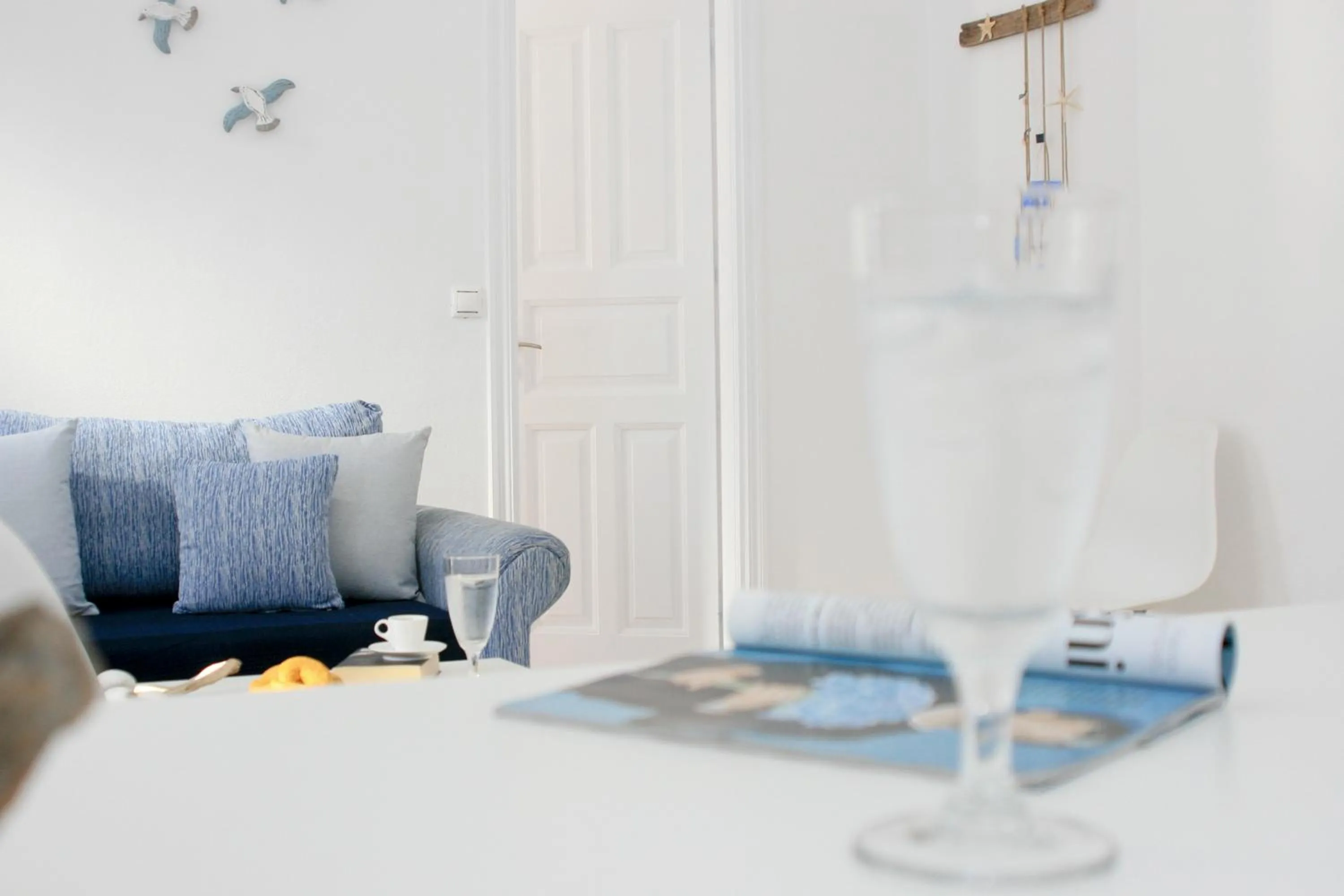 Living room in Vithos Seaside Aparthotel