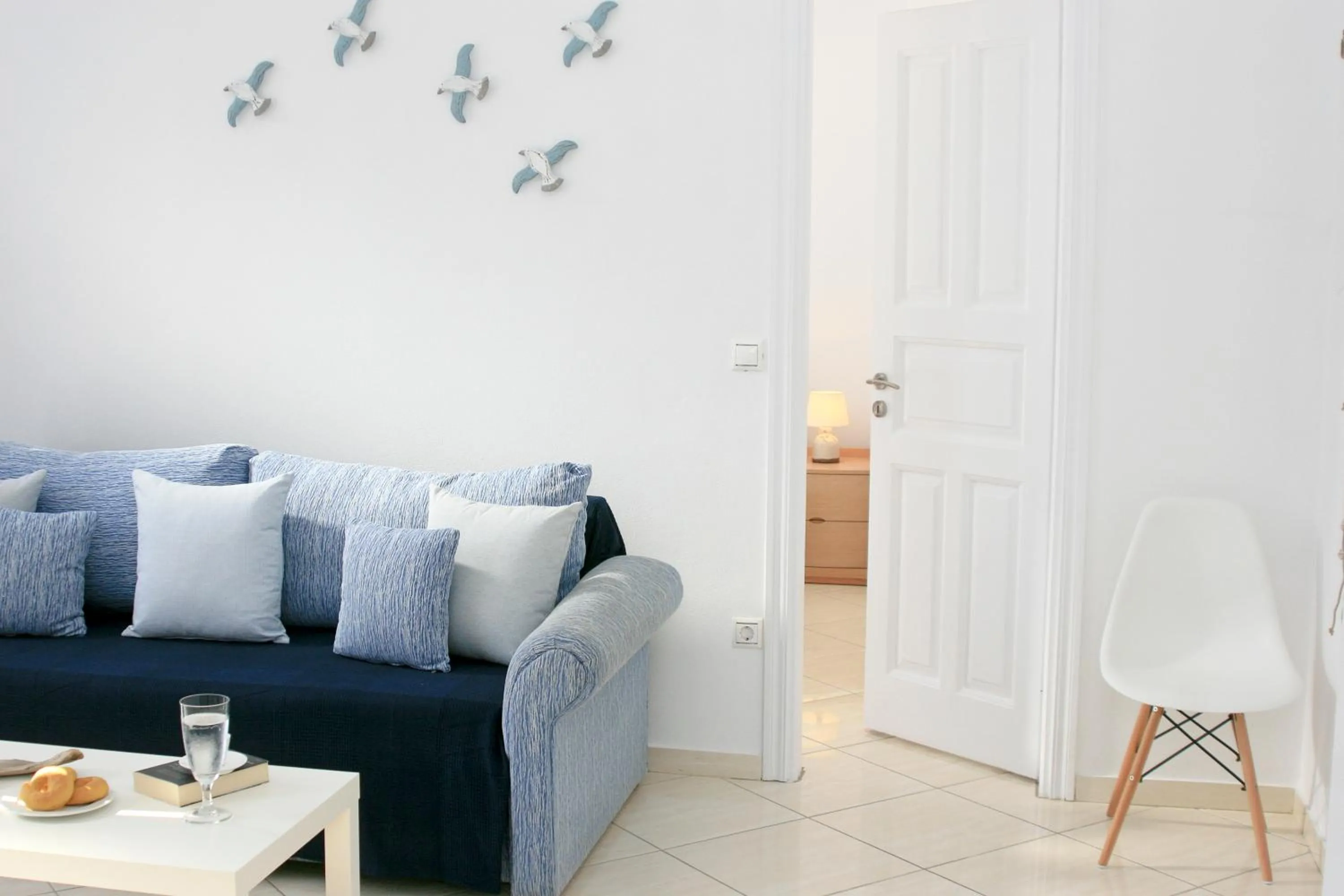 Living room in Vithos Seaside Aparthotel