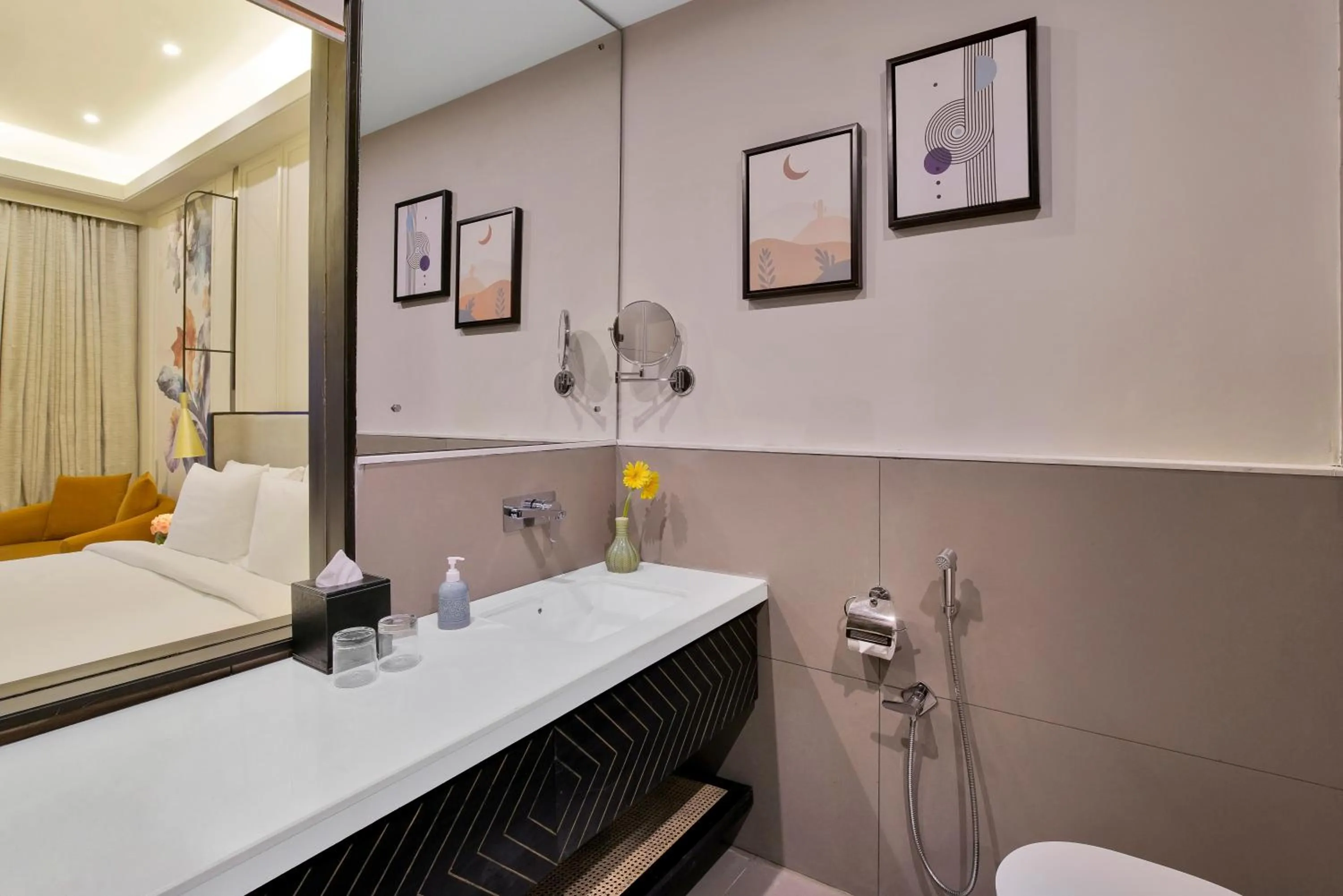 Bathroom in Pramod Convention & Club Resort