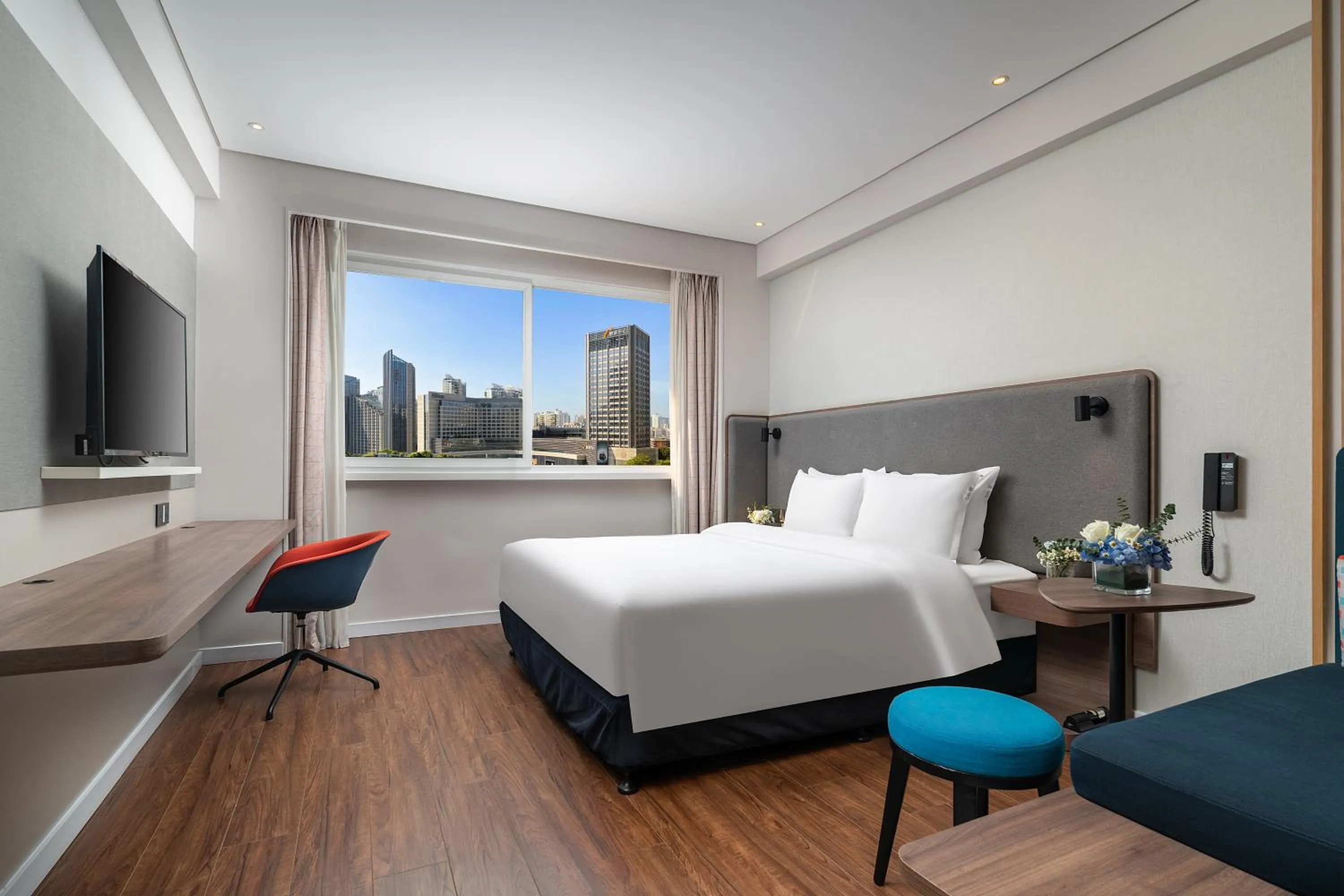 Bedroom, Bed in Holiday Inn Express Xiamen LuShan