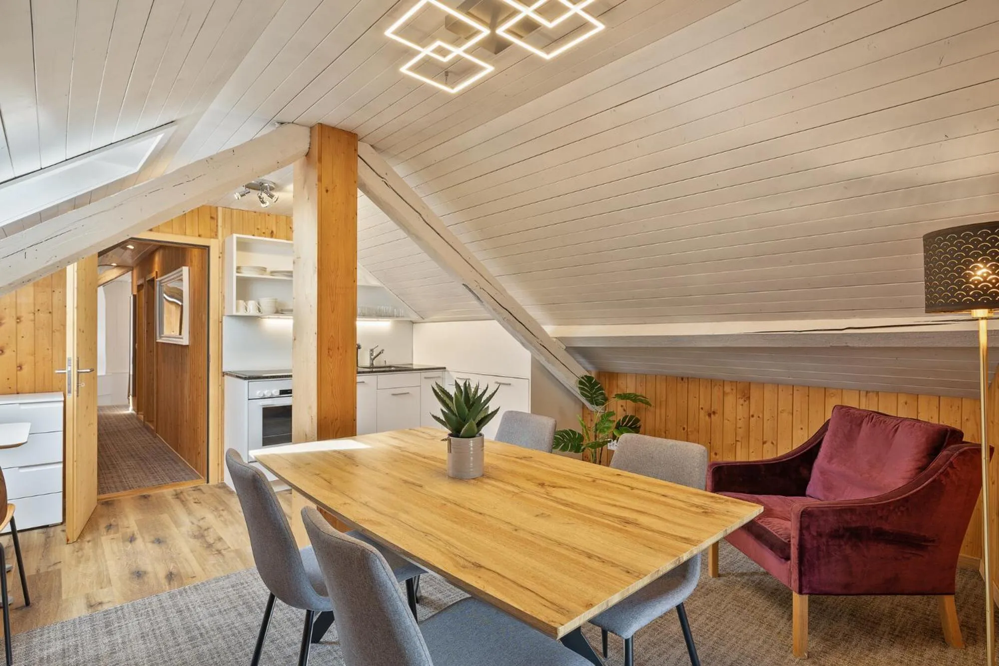 Kitchen or kitchenette in Hotel Krone by b-smart