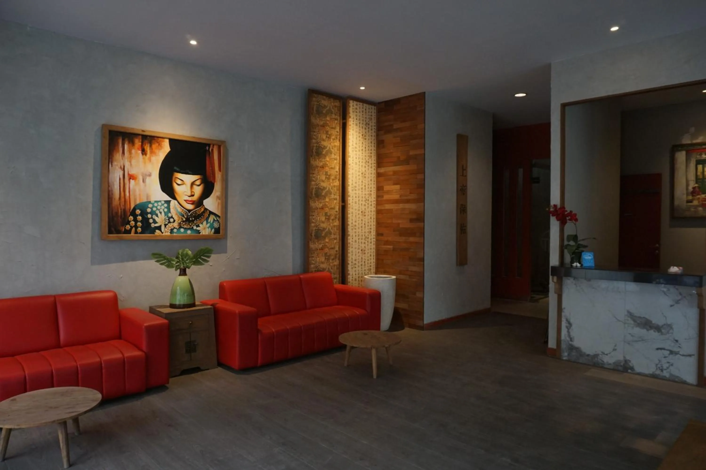 Living room in Hotel Pantes Semawis Pecinan SMG - Petfriendly Hotel