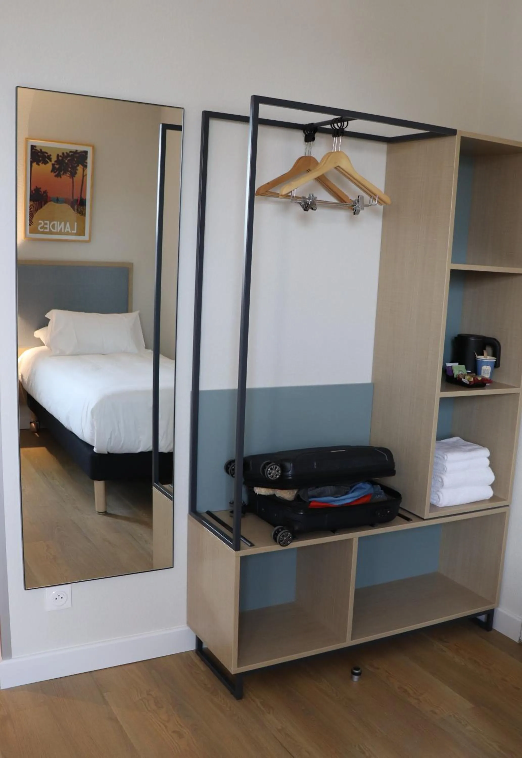 furniture, Bed in Kyriad Bordeaux Nord Sainte Eulalie