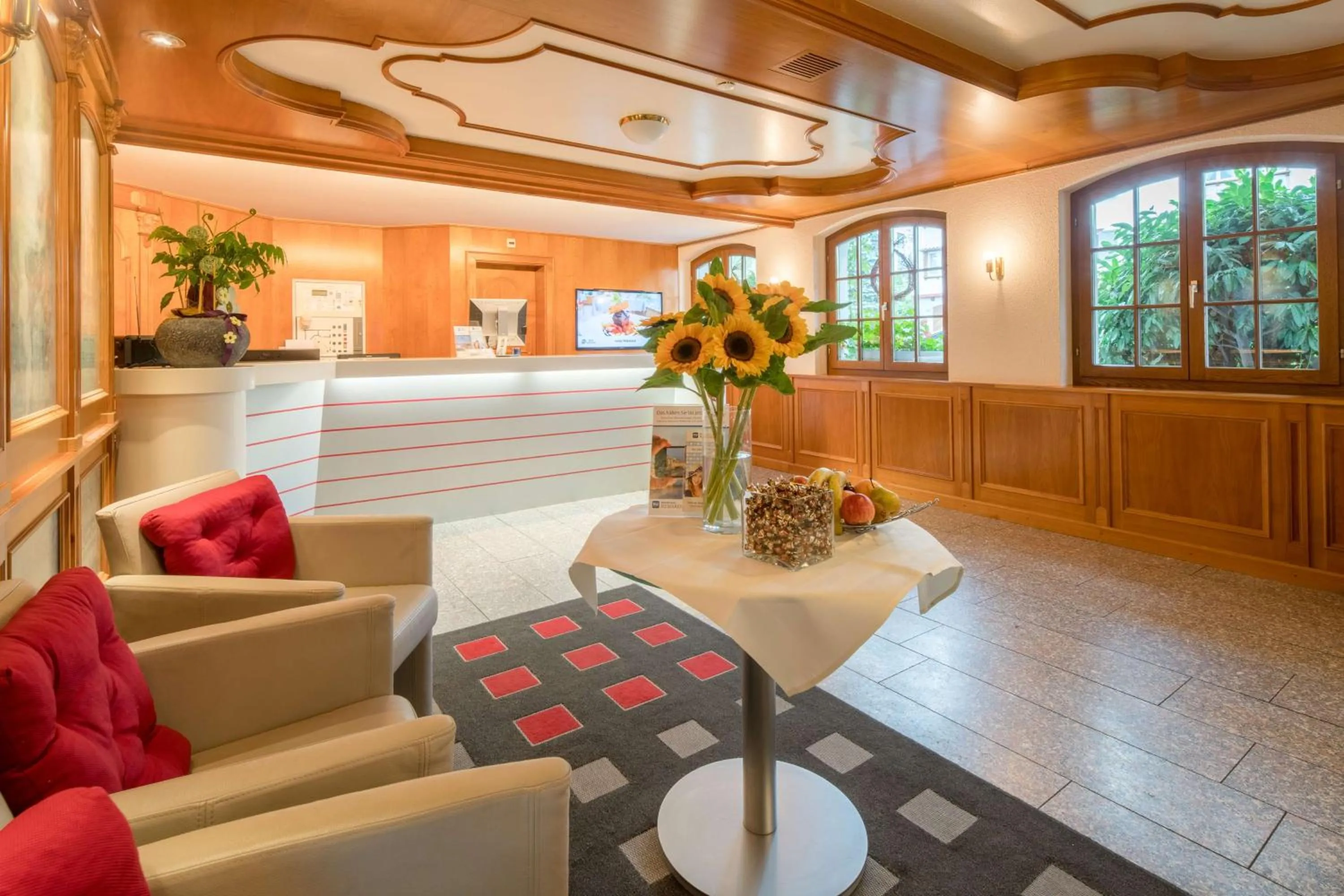 Lobby or reception in Best Western Hotel Rebstock