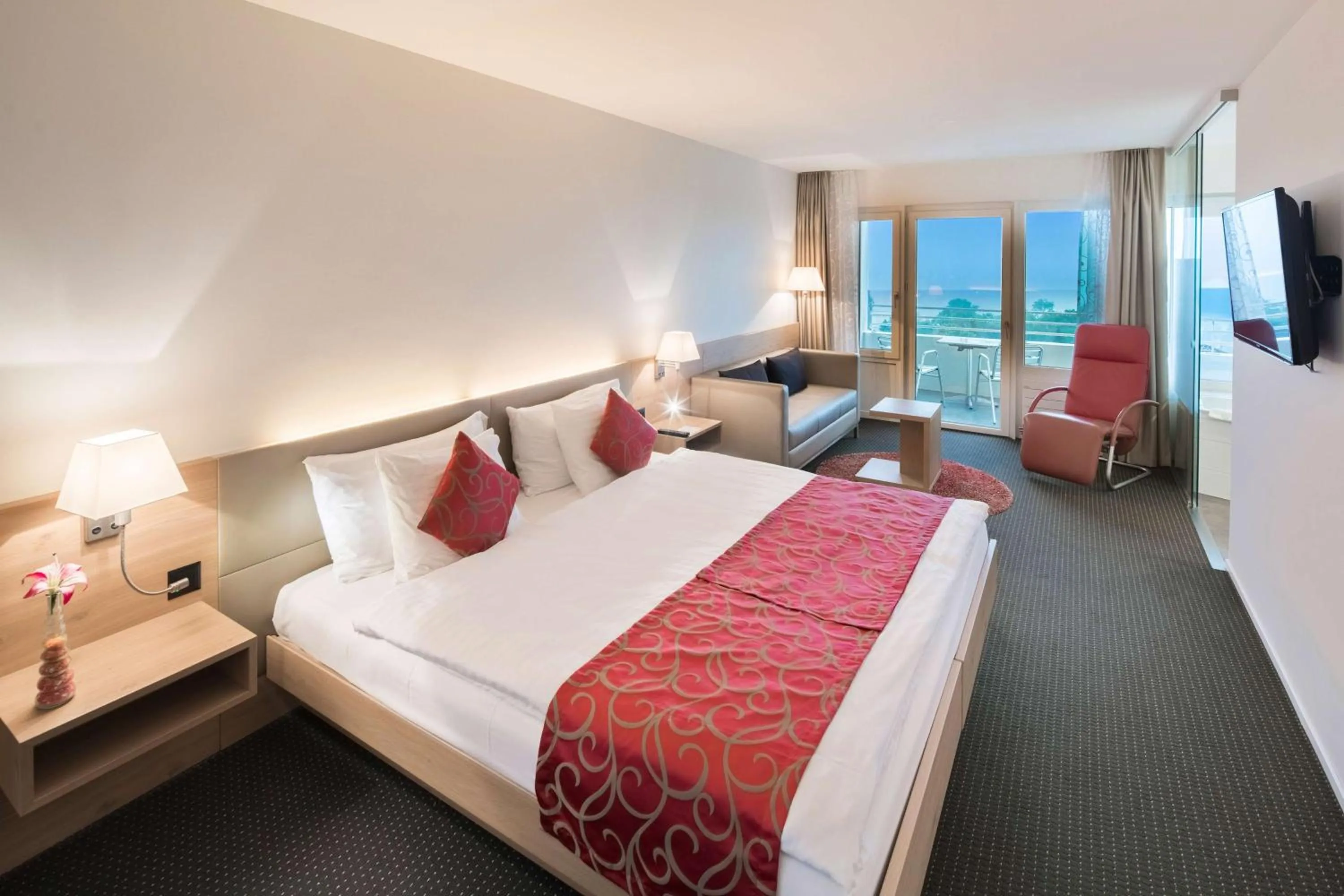 Bedroom, Bed in Best Western Hotel Rebstock