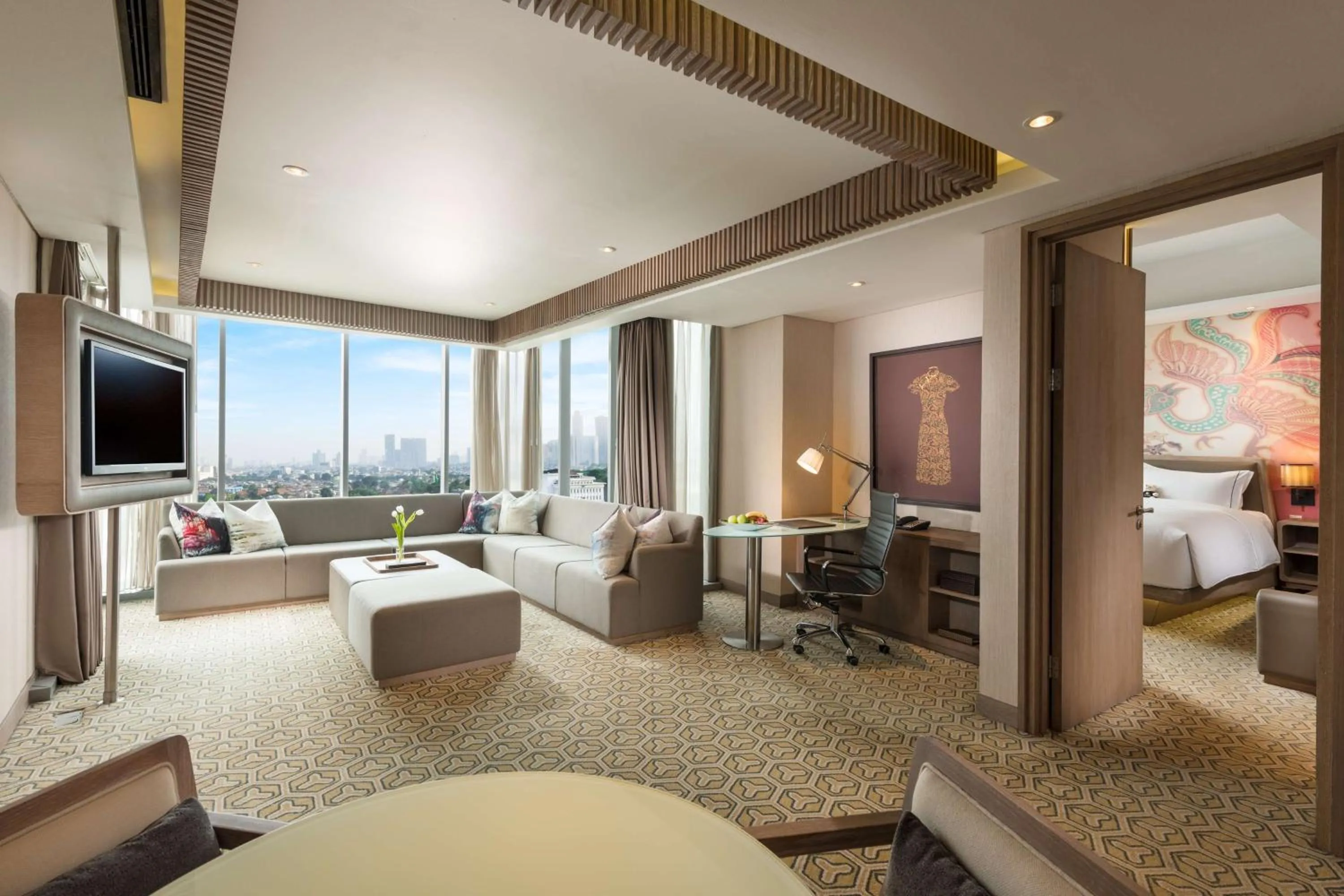 Living room in DoubleTree by Hilton Jakarta - Diponegoro