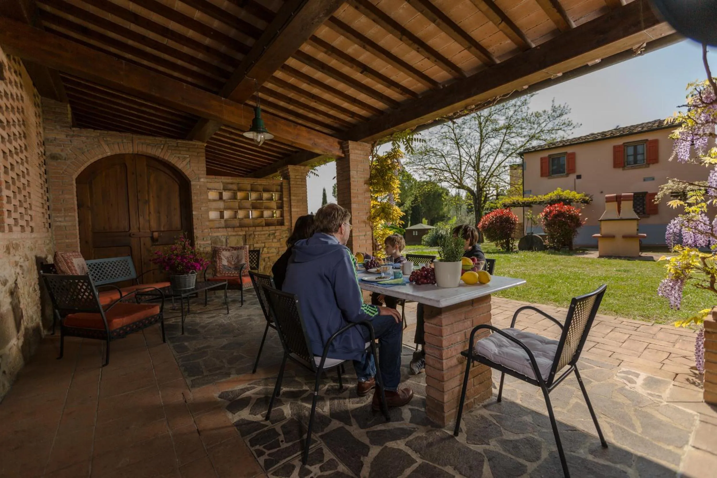 Balcony/Terrace in Agriturismo Canale